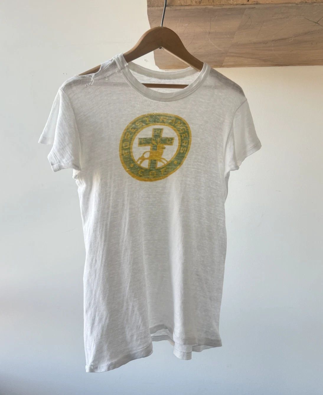 Vintage 1940's-50's True Vintage thrashed forest rangers t-shirt Size US M / EU 48-50 / 2 - 1 Thumbnail