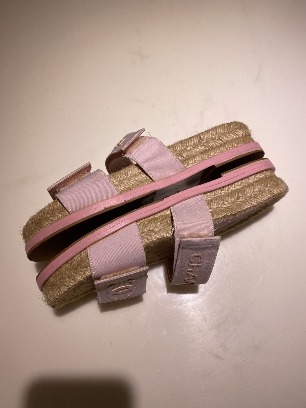 Chanel Chanel Leather Sandal Size US 5 / IT 35 - 6 Thumbnail