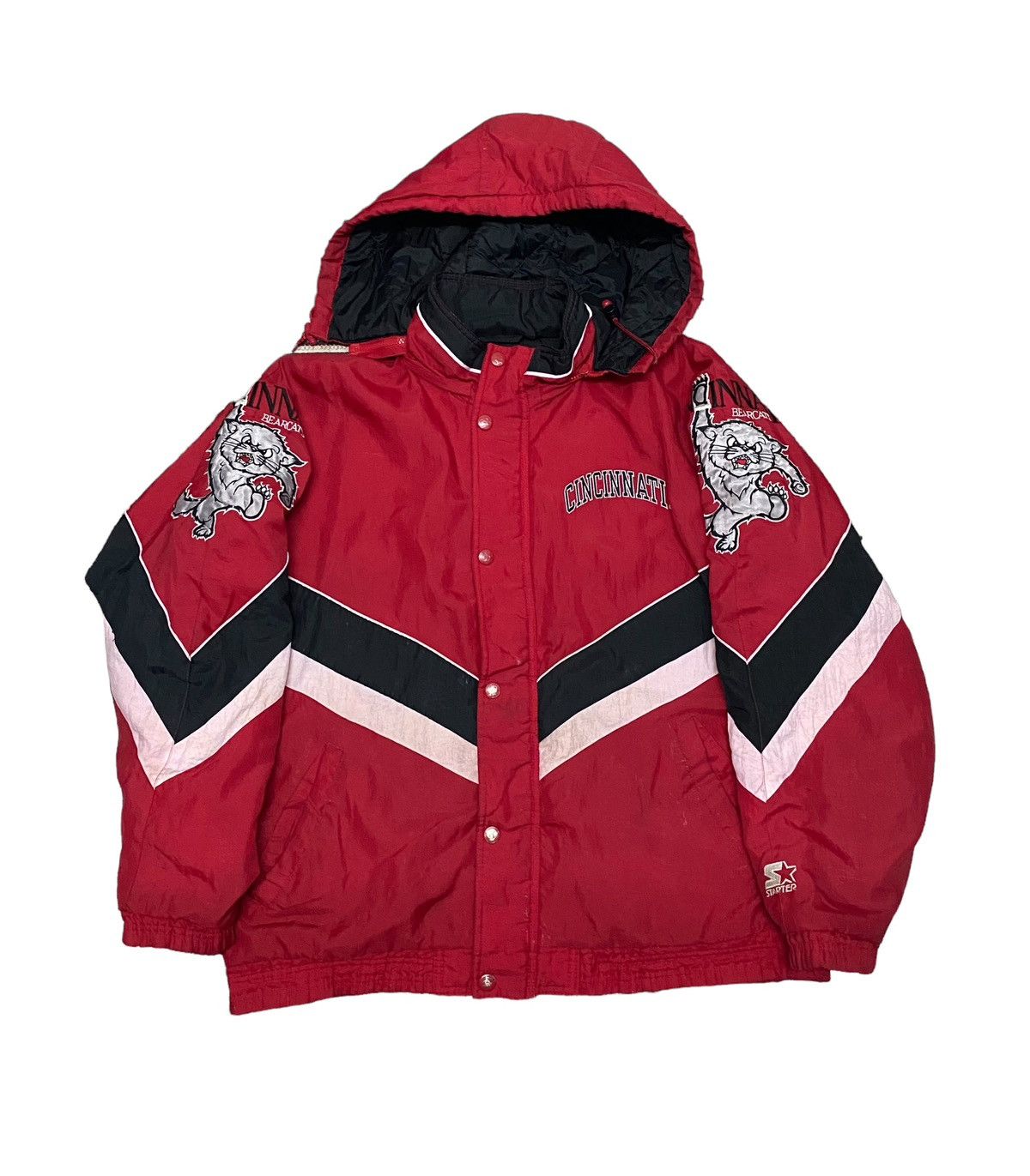 NCAA Vintage starter Cincinnati bearcats football ncaa jacket Size US L / EU 52-54 / 3 - 2 Thumbnail