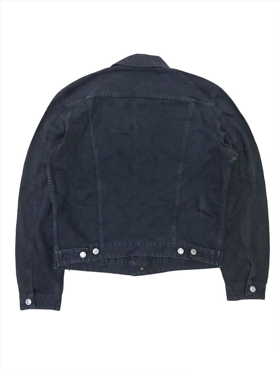 United Colors Of Benetton 💥United Colors Of Benetton Trucker Black Jacket Size US M / EU 48-50 / 2 - 3 Thumbnail