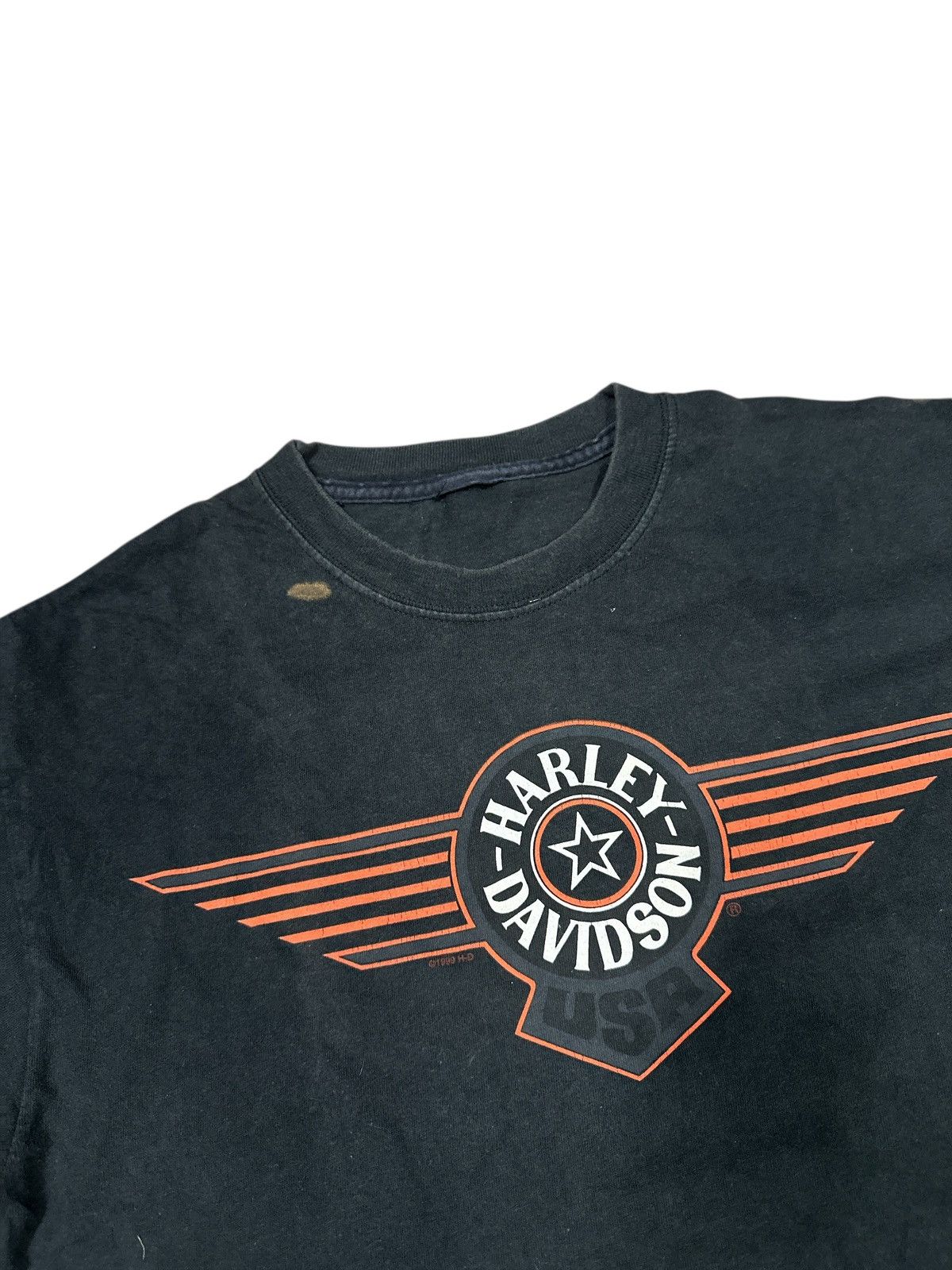 Vintage Faded Tee Vintage Y2k Harley Davidson Milwakee 💥🎌 Size US L / EU 52-54 / 3 - 8 Thumbnail
