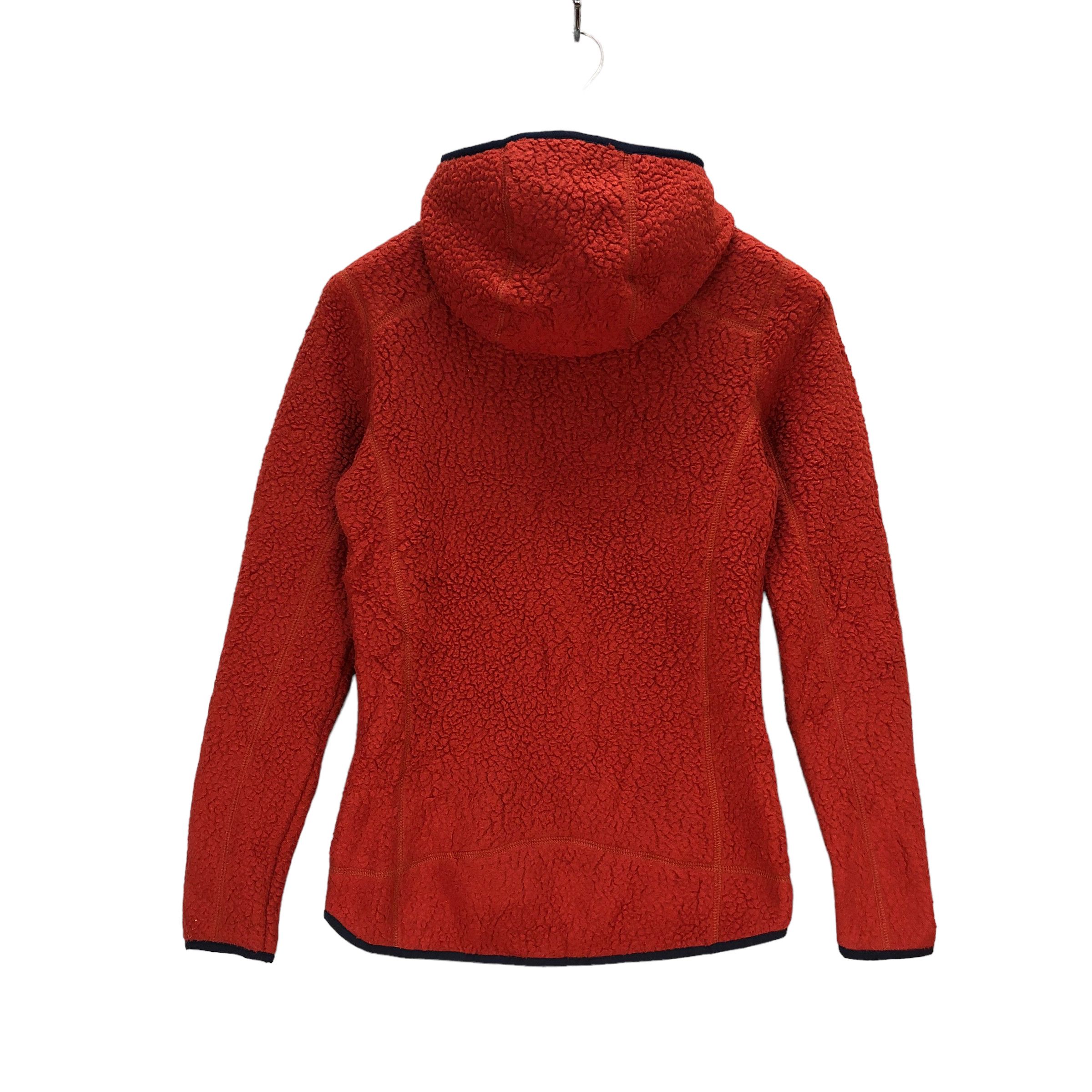 Patagonia PATAGONIA DEEP PILE ORANGE FLEECE HOODIE JACKET #7339-130 Size XS / US 0-2 / IT 36-38 - 11 Thumbnail