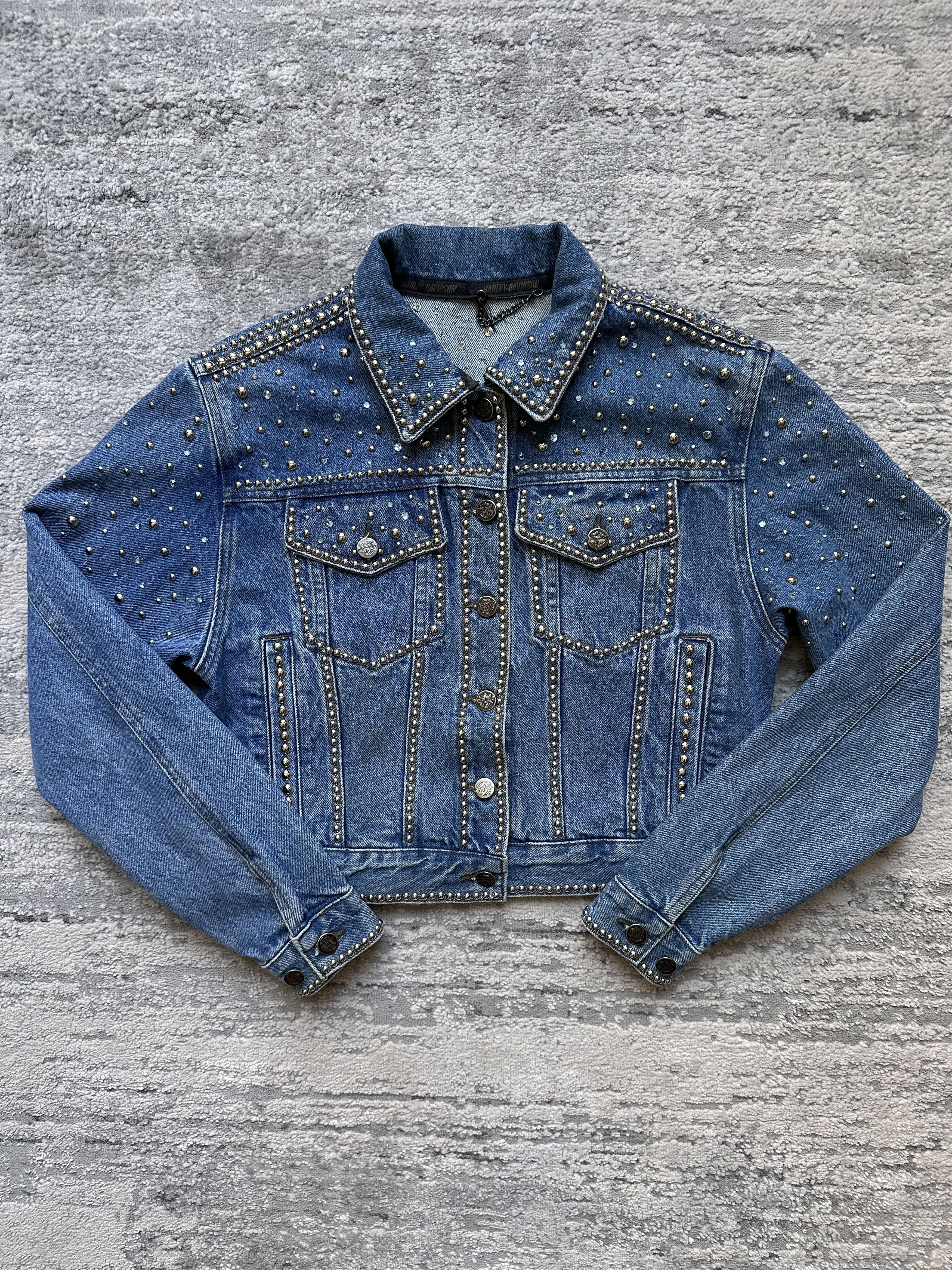 Harley Davidson Harley Davidson Jeans Jacket Size S / US 4 / IT 40 - 5 Thumbnail