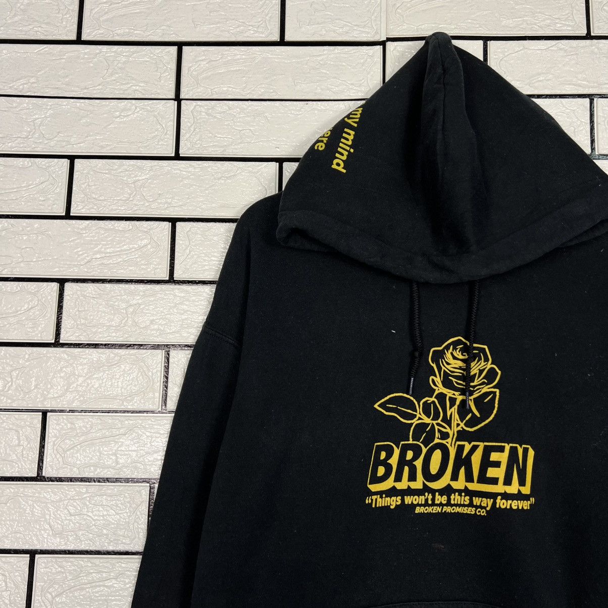 Broken Promises Co. BROKEN PROMISES Rose Big Logo Pullover Hoodies #4188-C191 Size US M / EU 48-50 / 2 - 3 Thumbnail