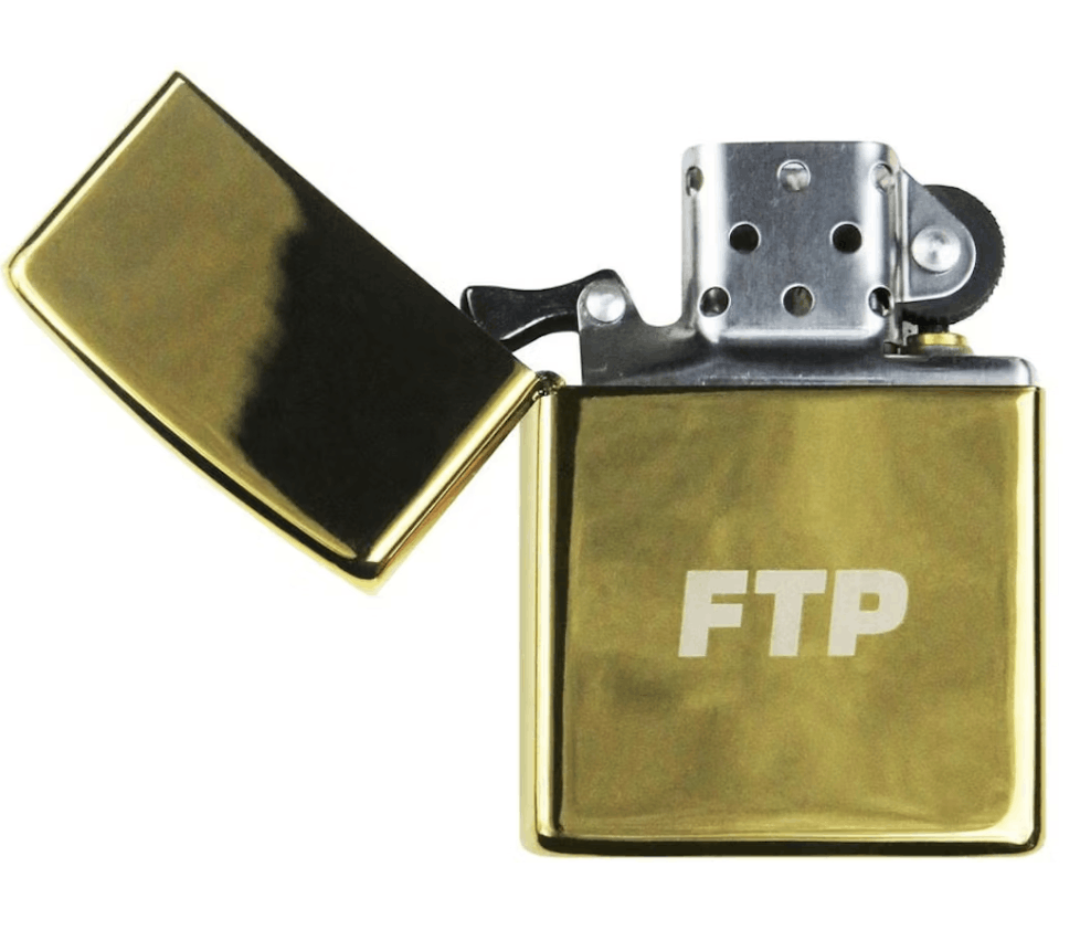Fuck The Population NWT FTP (fuckthepopulation) Logo Lighter - Gold Size ONE SIZE - 3 Thumbnail