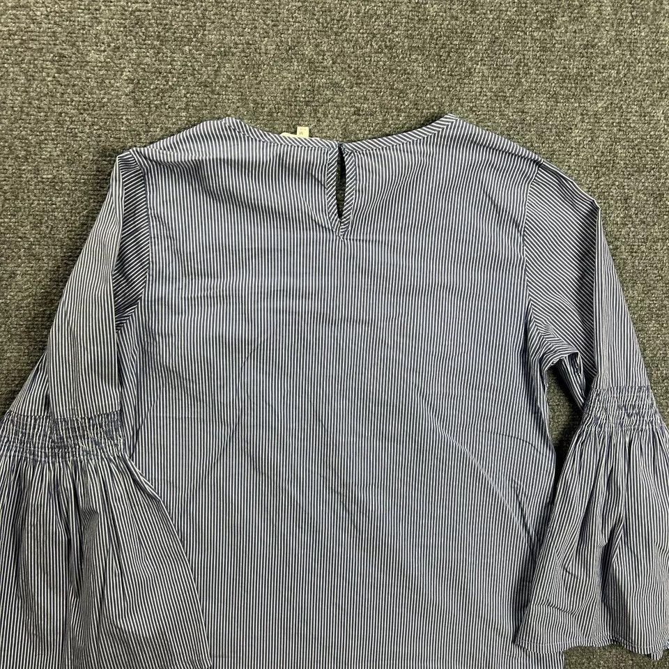 Other Solitaire Blouse Womens Medium Striped Casual Flare Sleeves Size M / US 6-8 / IT 42-44 - 7 Thumbnail