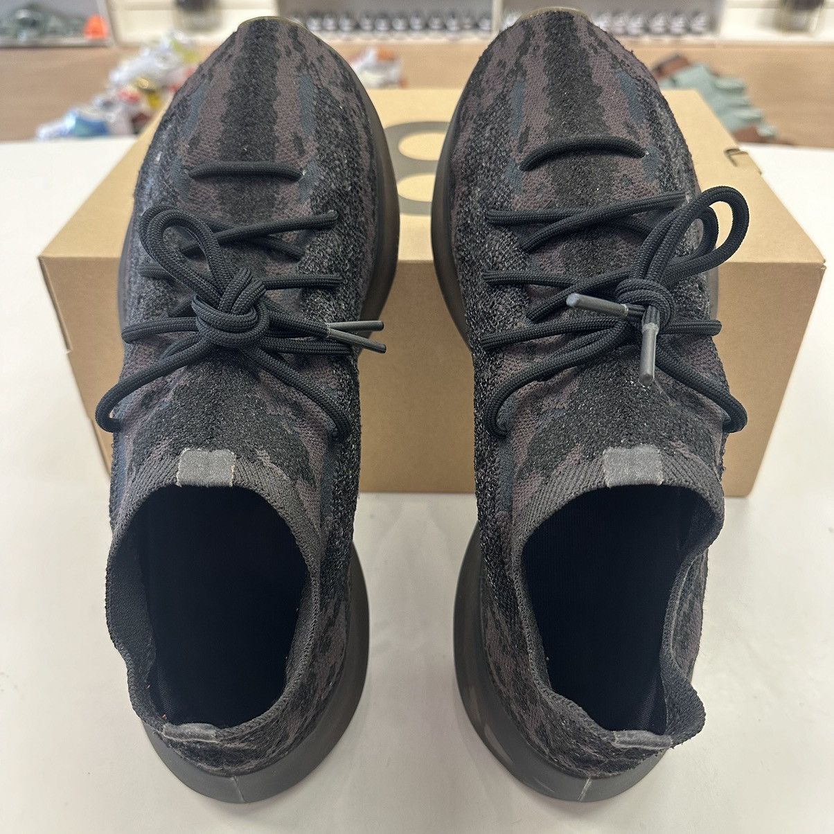 Adidas Size 11.5 - adidas Yeezy Boost 380 Onyx Reflective Size US 11.5 / EU 44-45 - 3 Thumbnail