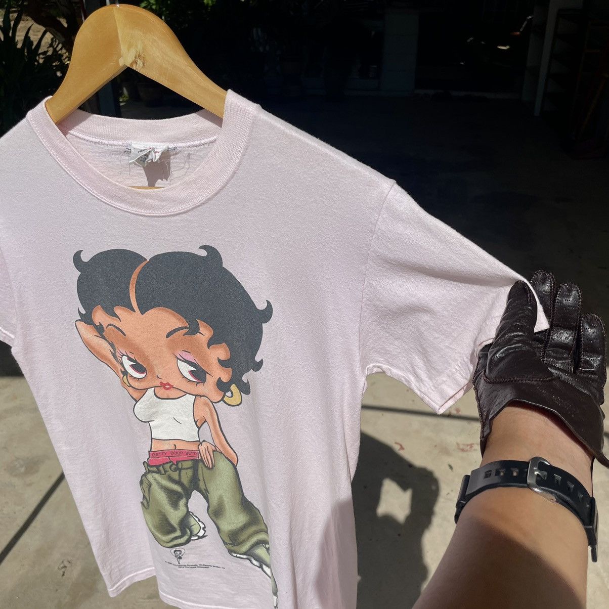 Vintage 🇺🇸VINTAGE 1996 BETTY BOOP HIP HOP MIRROR CARTOON NUDE T-SHIRT Size S / US 4 / IT 40 - 7 Thumbnail