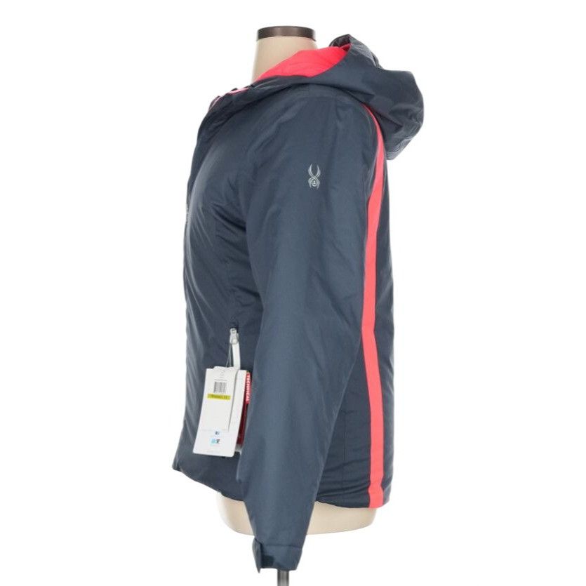 Spyder NWT Spyder MYX Ski Jacket Charcoal Grey Pink Winter Jacket W Size XL / US 12-14 / IT 48-50 - 14 Thumbnail