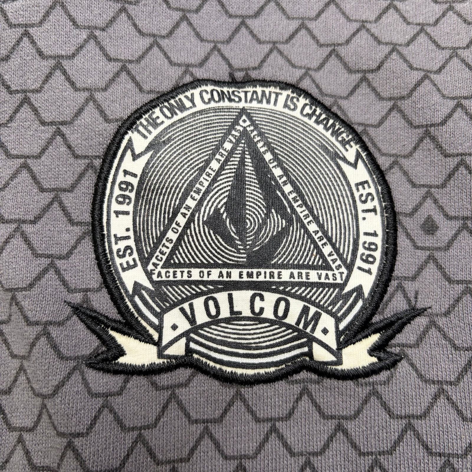 Volcom Volcom Stone Face Full Zip Hoodie Mask Gray Y2K Men’s XS Size US XS / EU 42 / 0 - 4 Thumbnail