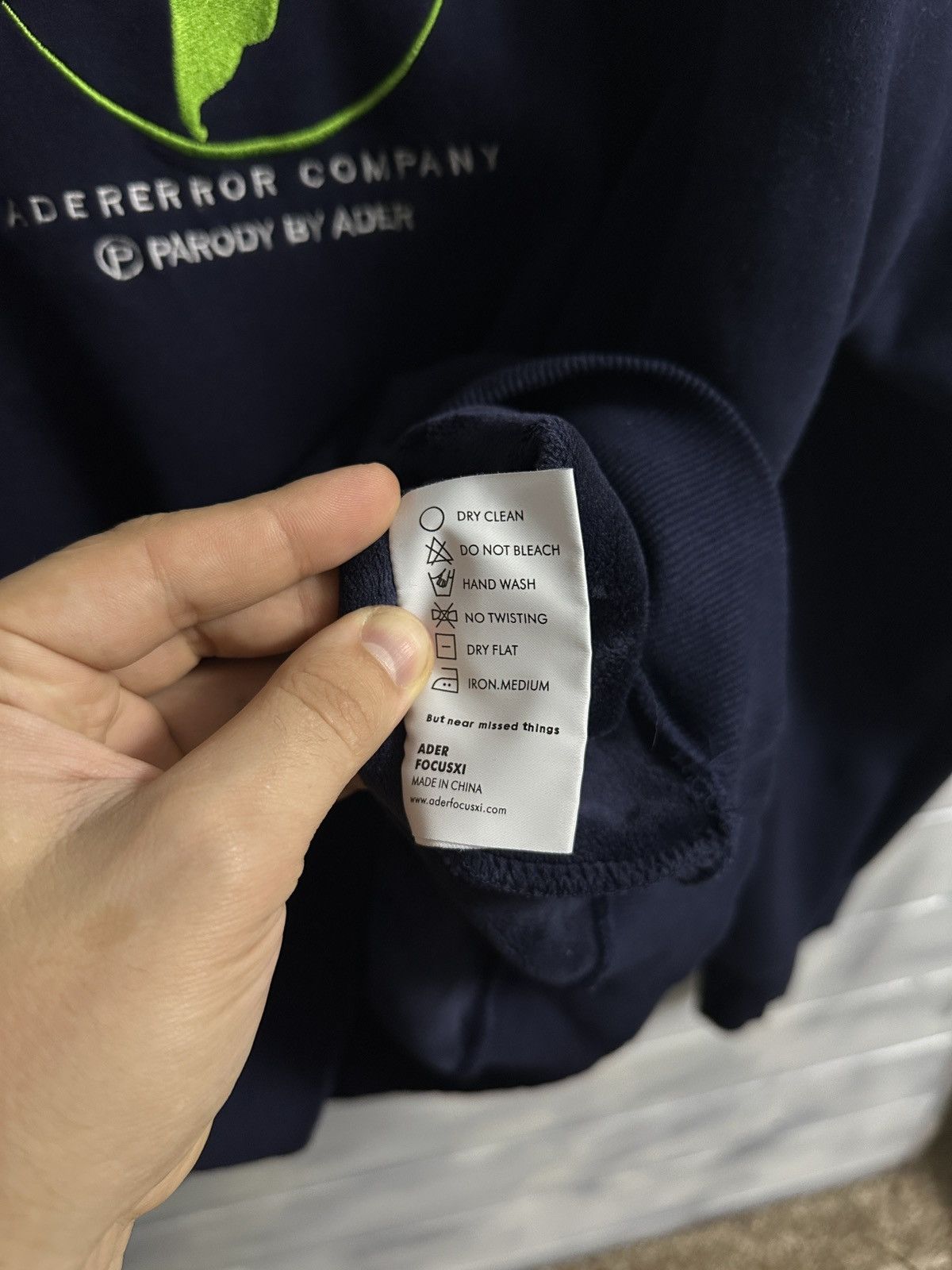 Ader Error Rare Sweatshirt Ader Error ADERERROR Company Parody Work Size US M / EU 48-50 / 2 - 9 Thumbnail