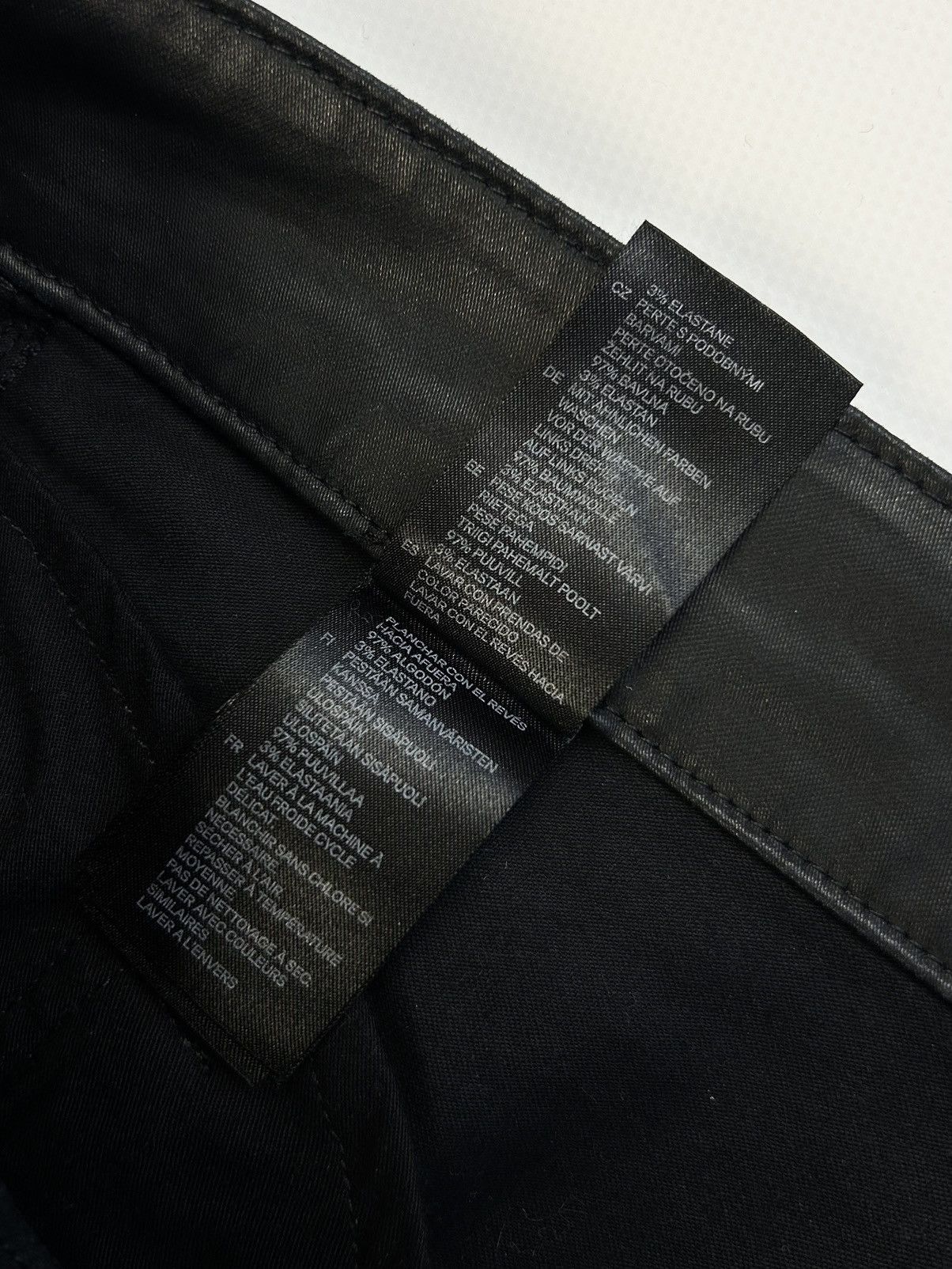 H&M × Isabel Marant rare Isabel Marant x H&M Waxed Moto Jeans Y2K Pants Size 28" / US 6 / IT 42 - 11 Thumbnail