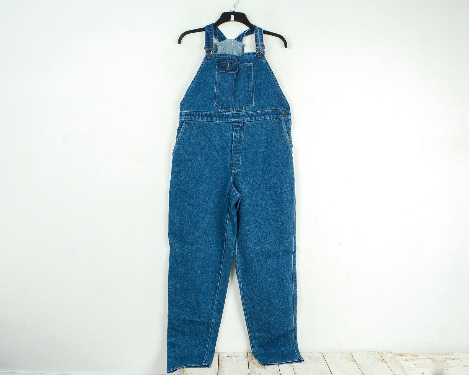 Vintage Workwear XL Dungarees Bibs Denim Overalls Jumpsuit Utility Size US 38 / EU 54 - 4 Thumbnail