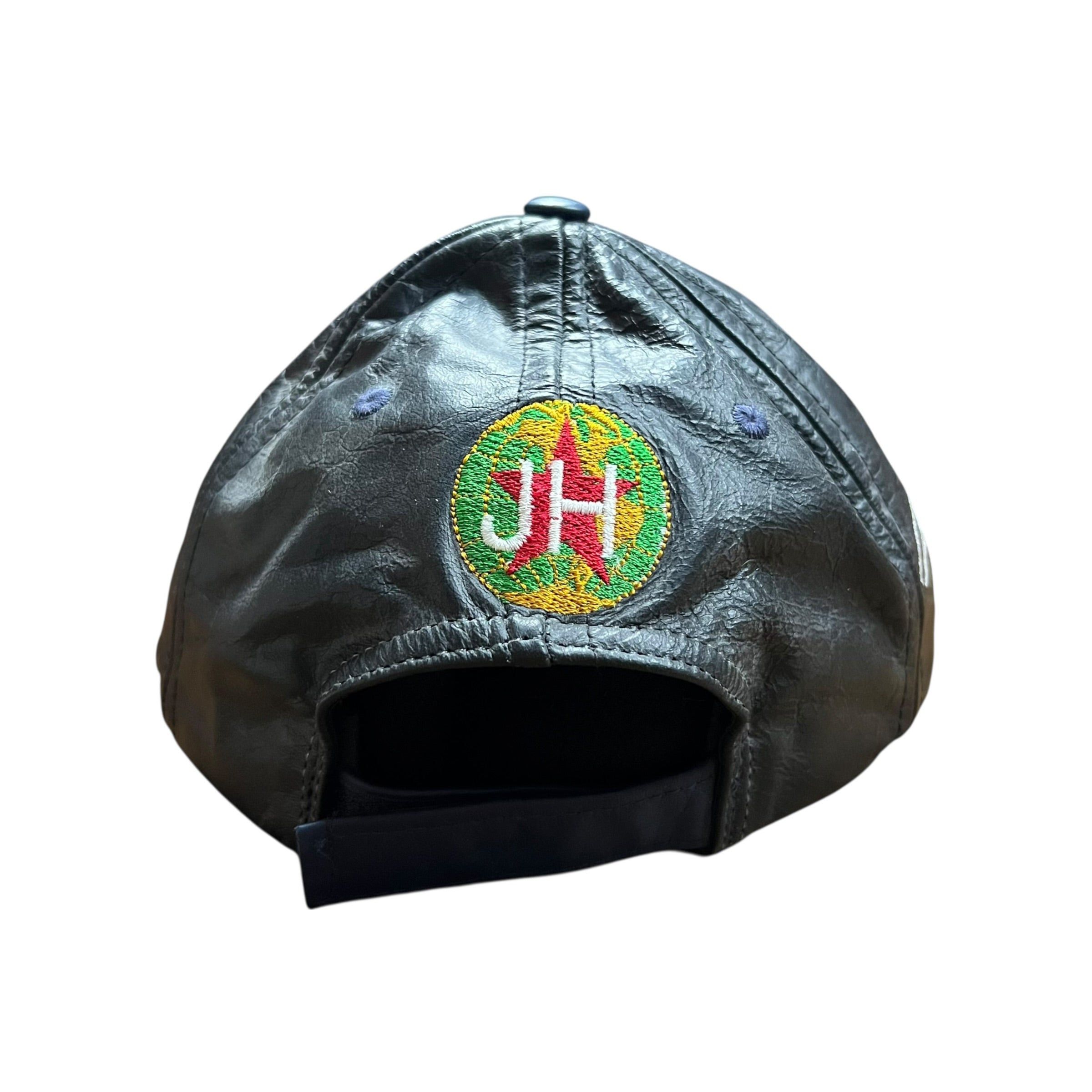 Jeff Hamilton Jeff Hamilton Dale Earnhardt NASCAR Ford Racing Leather Cap Size ONE SIZE - 4 Thumbnail