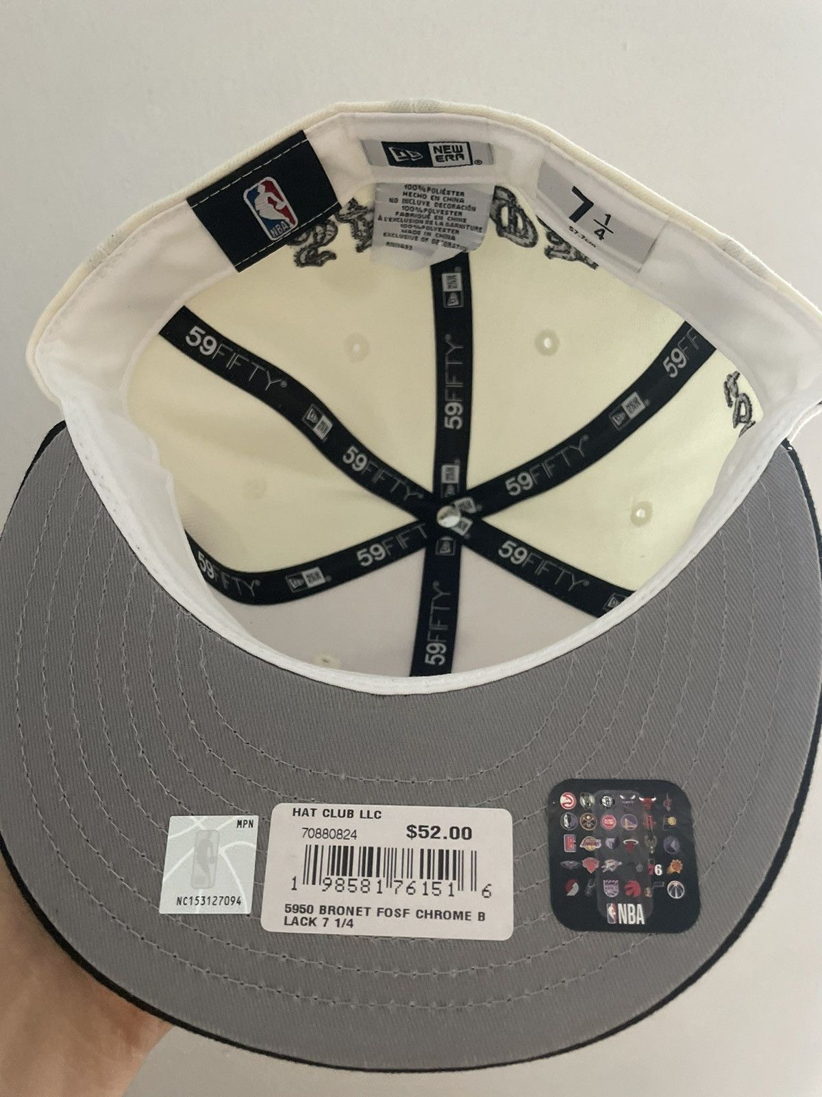 New Era Hat club Jae tips Brooklyn nets savior 59fifty fitted 7 1/4 Size ONE SIZE - 6 Thumbnail