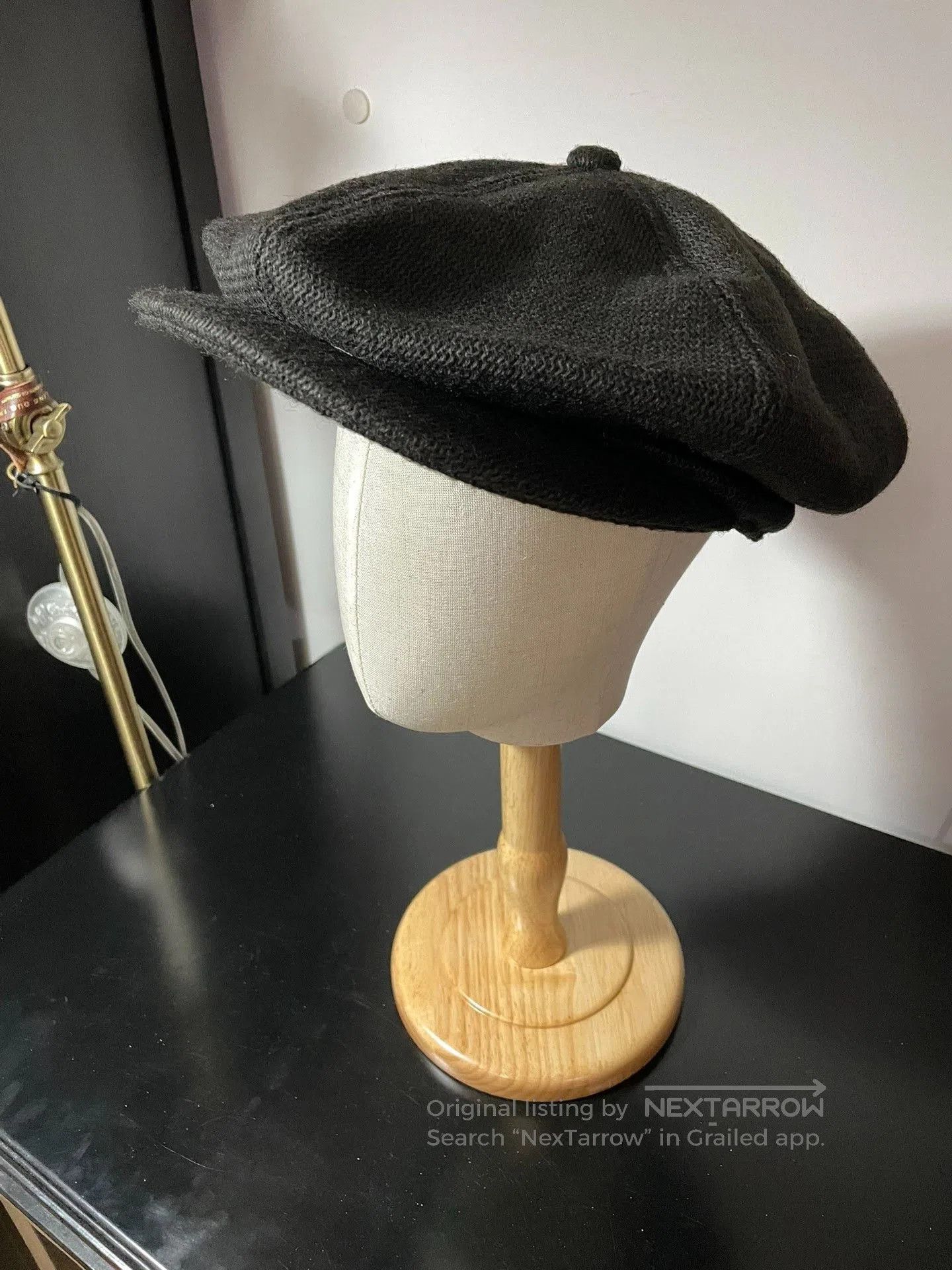THE H.W.DOG&CO. H.W.Dog Winter Wool Newsboy Cap. Size ONE SIZE - 5 Thumbnail