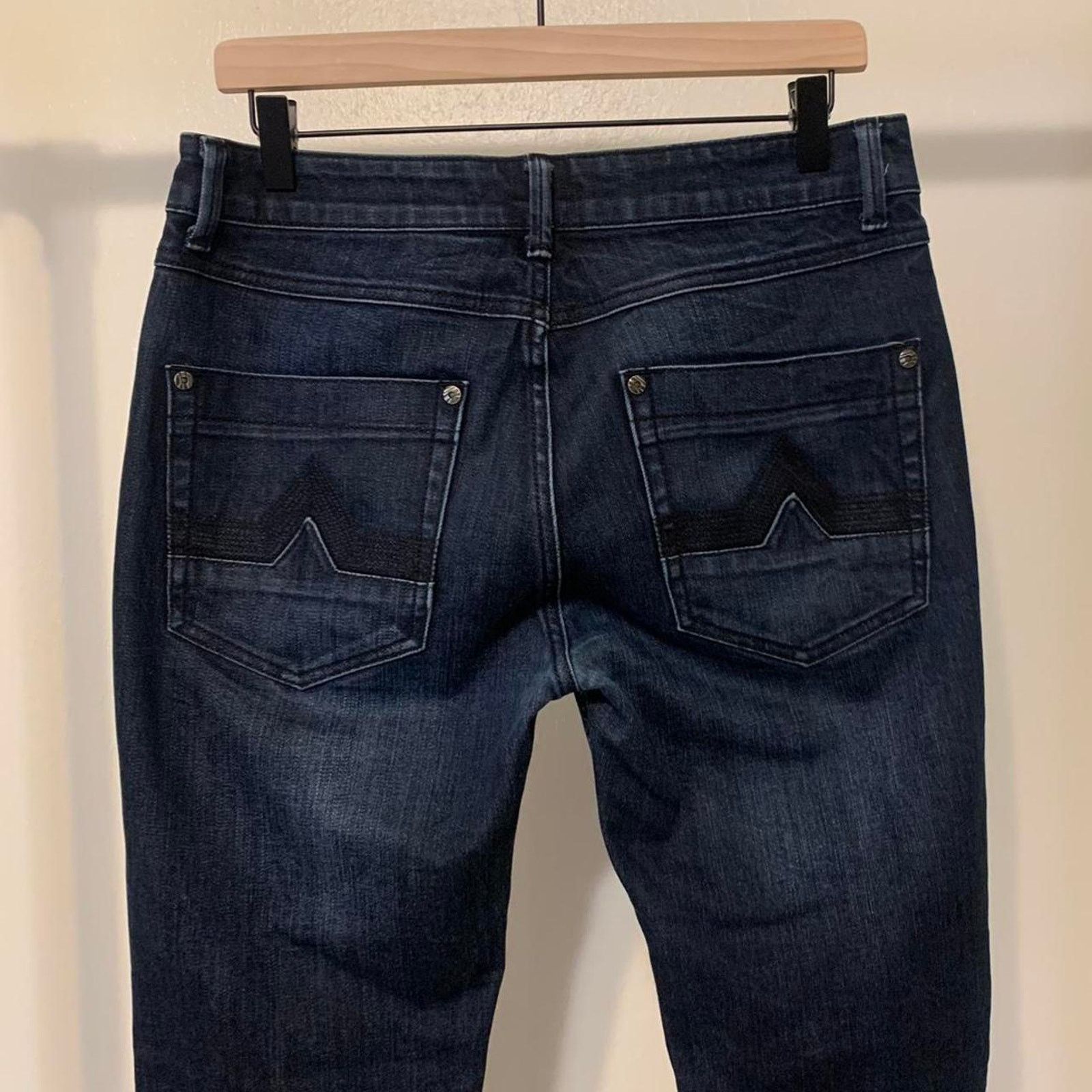 Other Y2K Dark Wash Denim Jeans Size US 32 / EU 48 - 1 Thumbnail