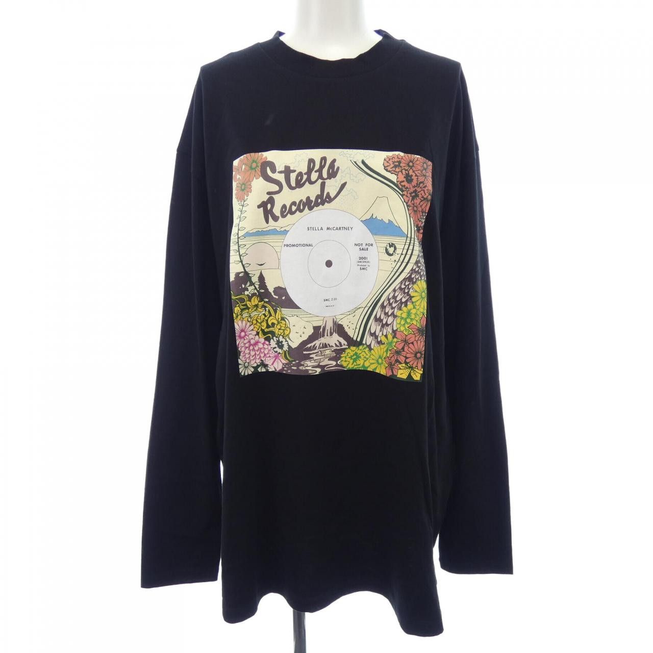 Stella McCartney Stella Mccartney Stella McCartney Record Long T-shirt Cotton T-Shirts DUTY FREE for USA Size ONE SIZE - 1 Thumbnail