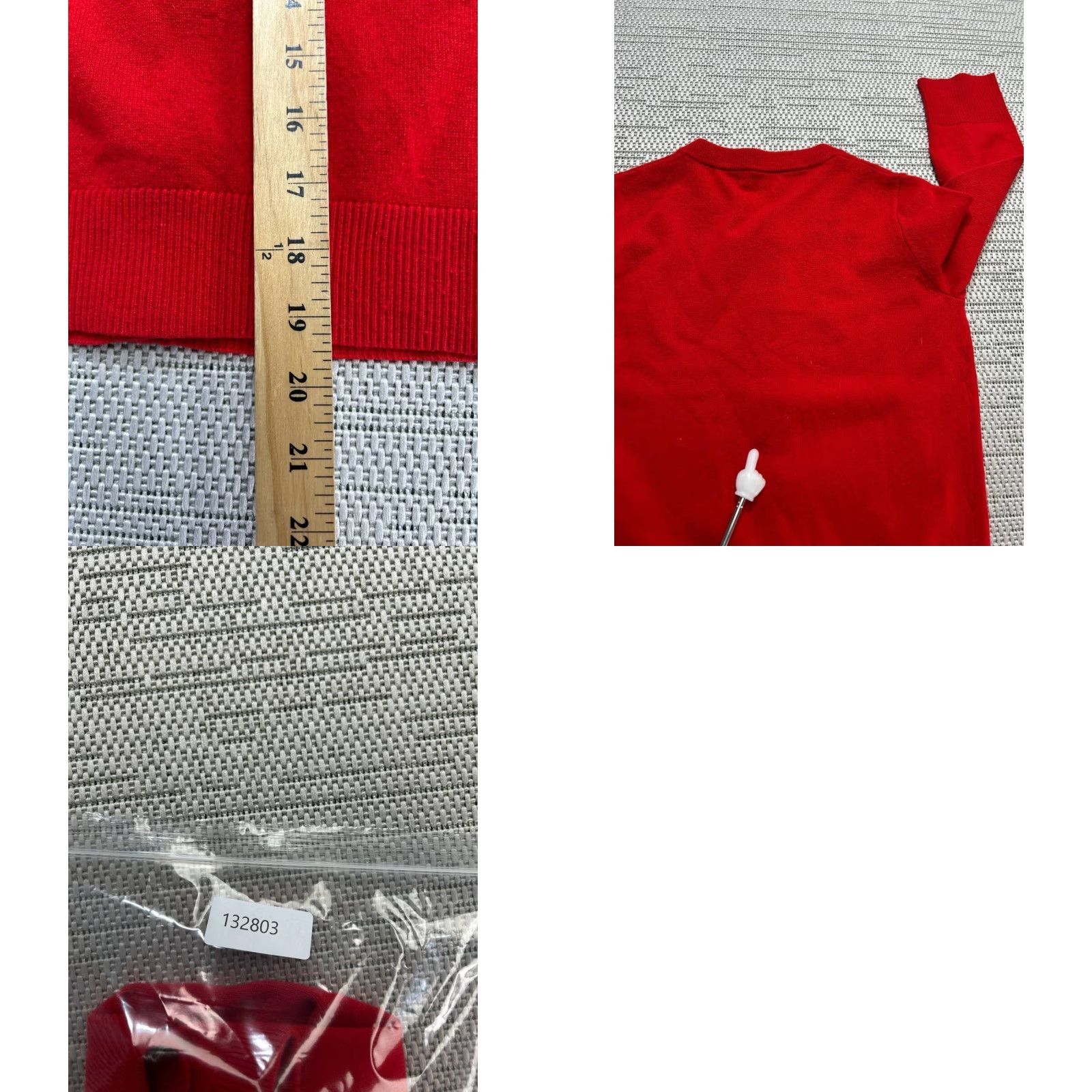 Vintage Kate Spade Sweater Womens Xxs Red Wool Knit Cardigan Size XXS / US 00 / IT 34 - 8 Thumbnail