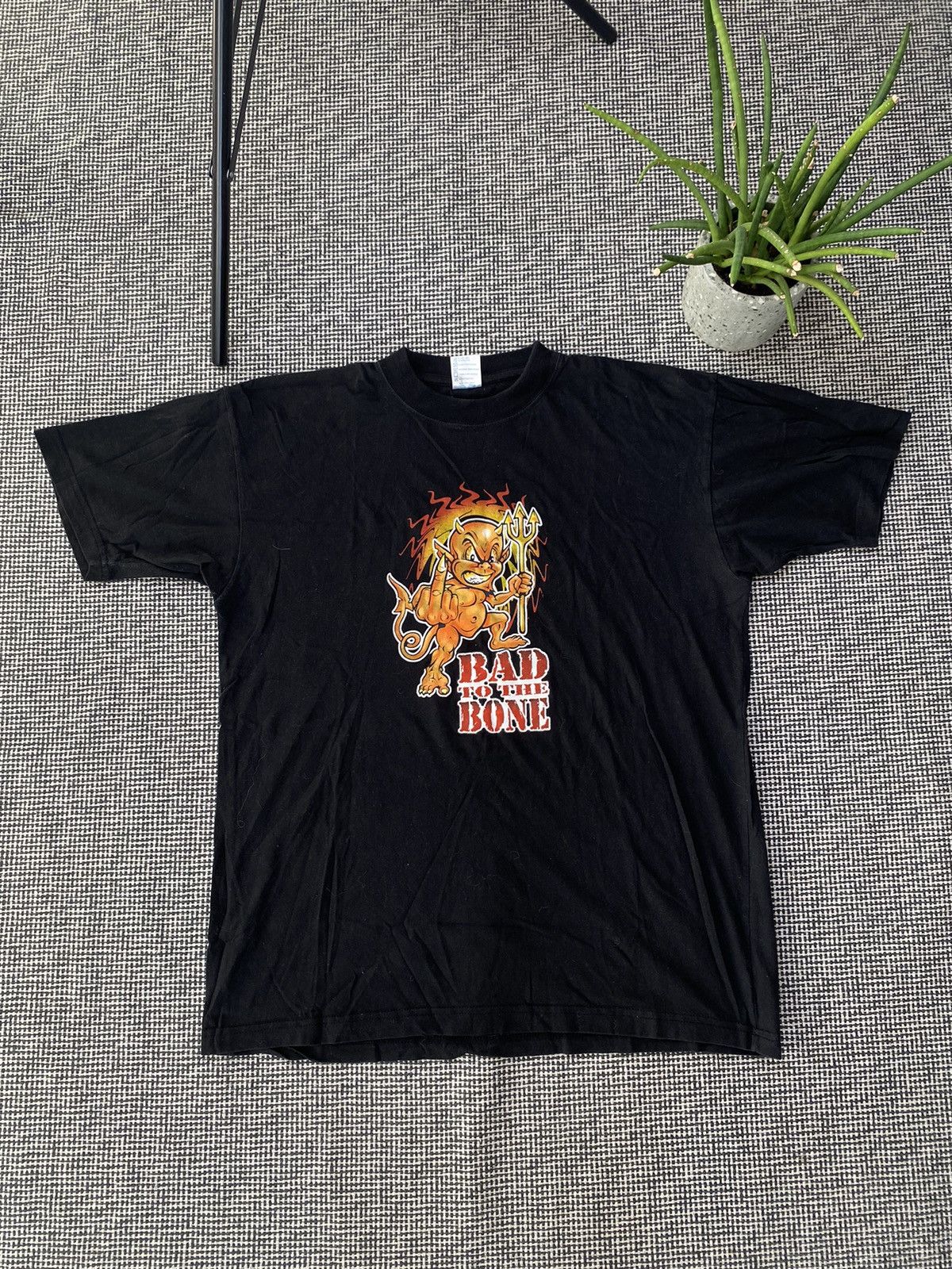Vintage Very rare vintage tshirt bad to the bone y2k Size US L / EU 52-54 / 3 - 2 Thumbnail