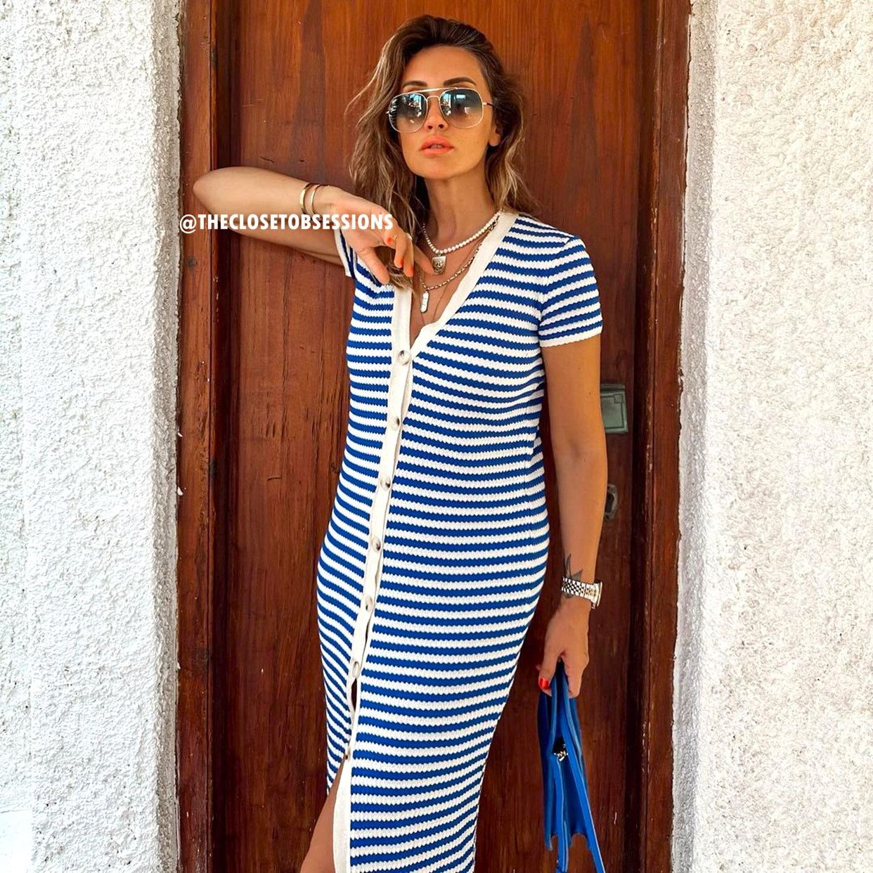 Mango BLOGGER FAVE!!! MANGO Knit Midi Dress NWT Size L / US 10 / IT 46 - 2 Thumbnail