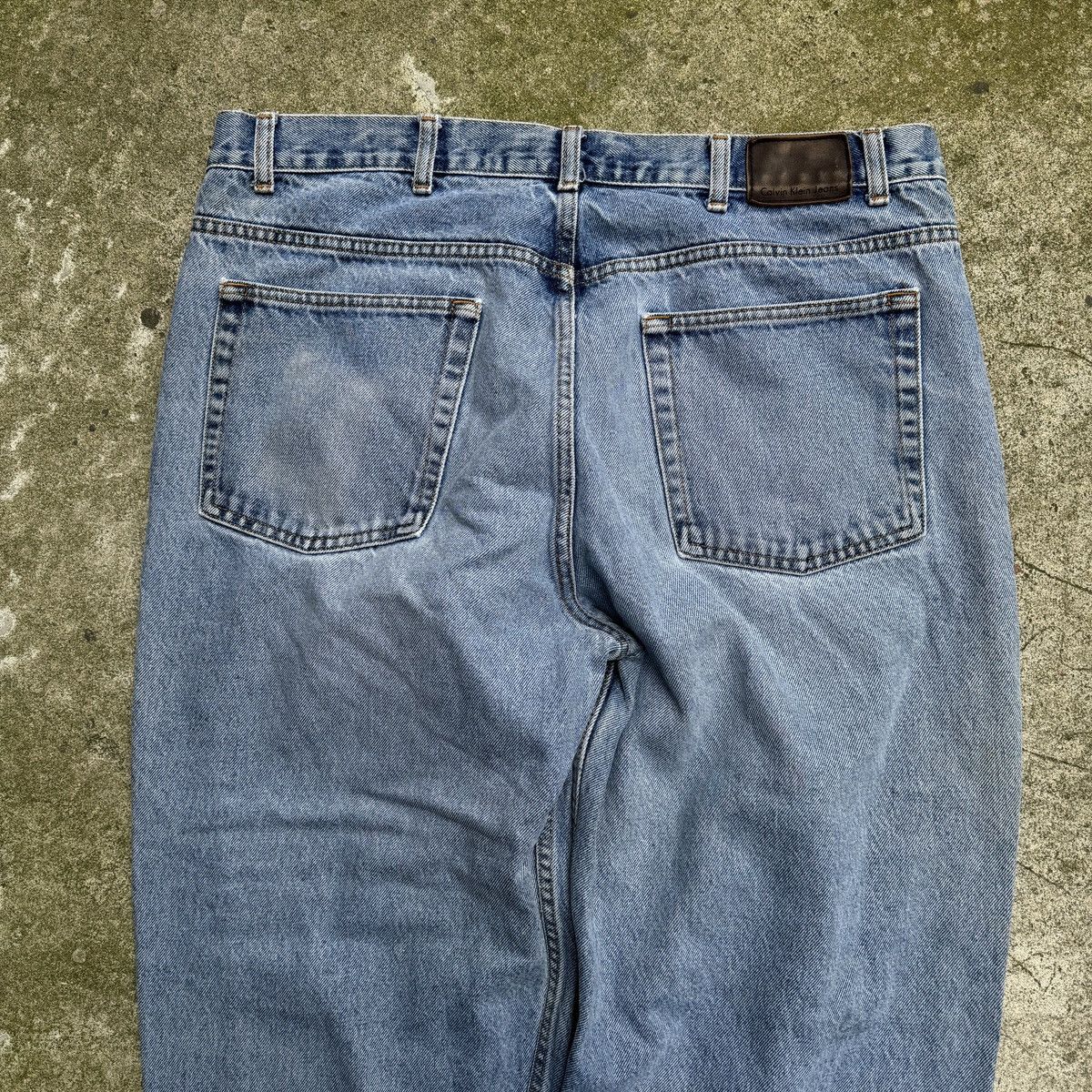 Calvin Klein Thrashed Faded Distressed Calvin Klein Jeans ERD Grunge Size US 38 / EU 54 - 12 Thumbnail