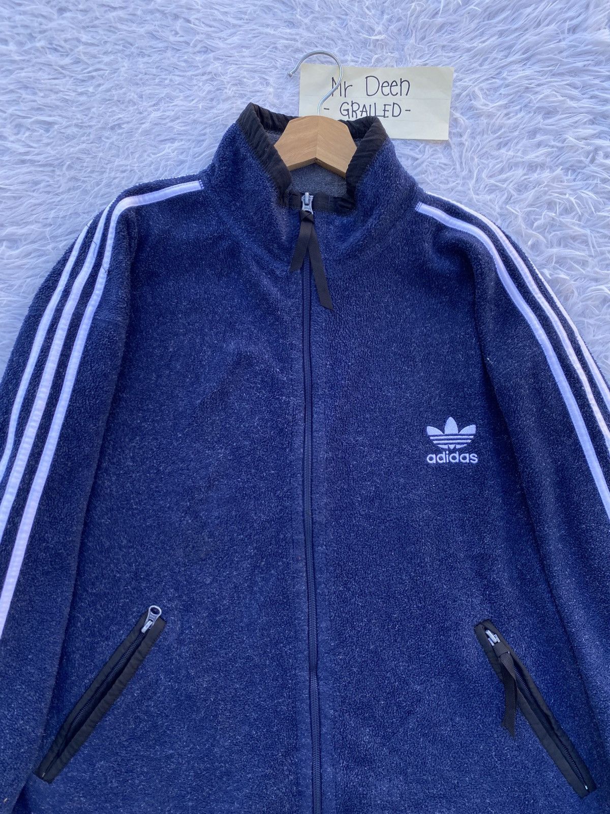 Adidas Rare ADIDAS Blue Sweater Size US L / EU 52-54 / 3 - 12 Thumbnail