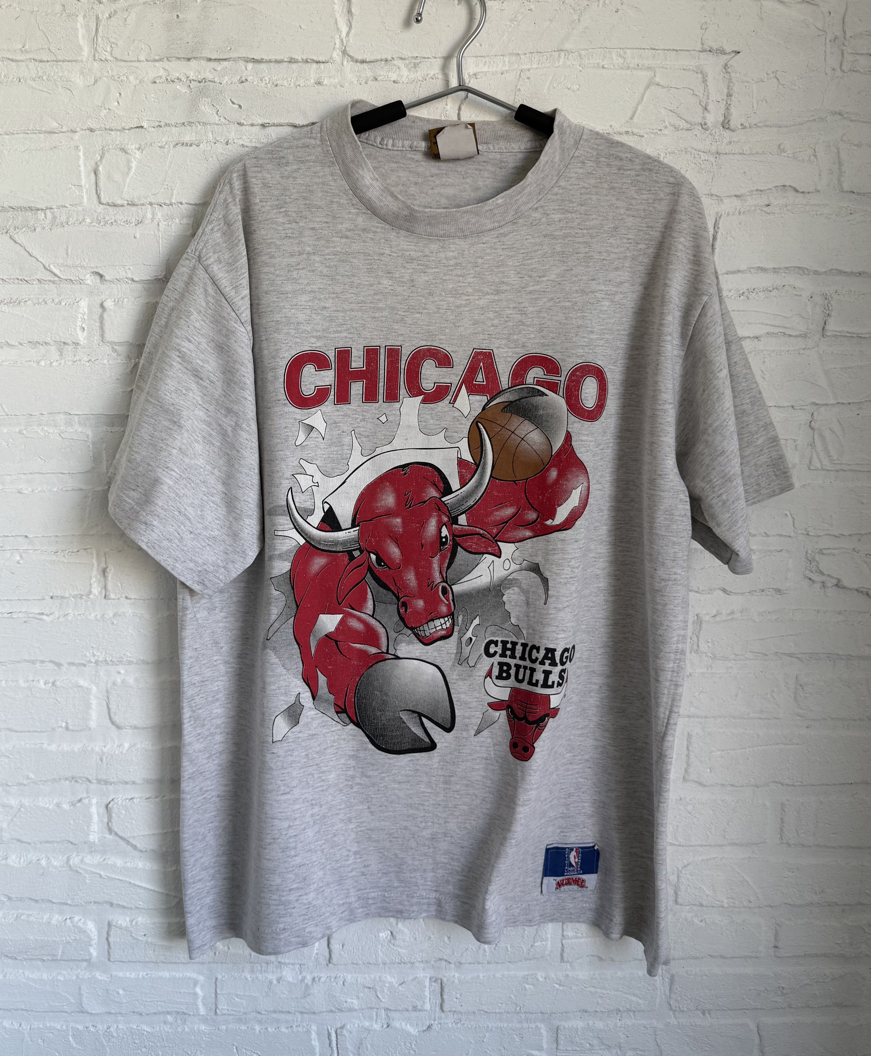 Vintage 90s Chicago Bulls NBA Nutmeg t-shirt