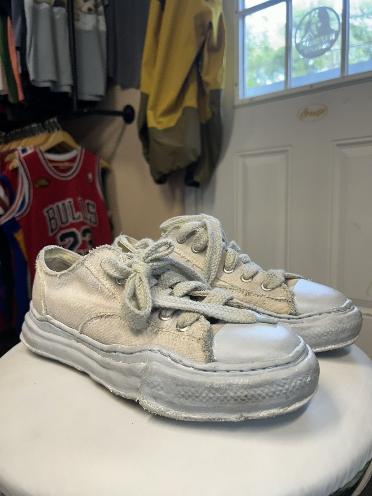 Maison MIHARA YASUHIRO Masion Mihara Distressed Low-Top Sneakers | Grailed