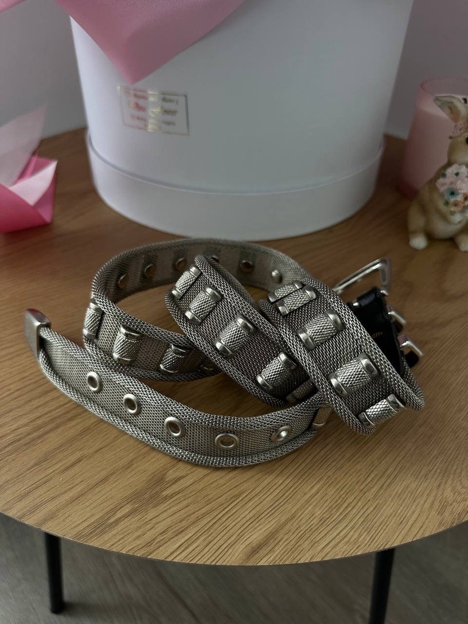 Vintage Vintage Metal Strap Mesh Avant Garde Belt Size ONE SIZE - 2 Thumbnail