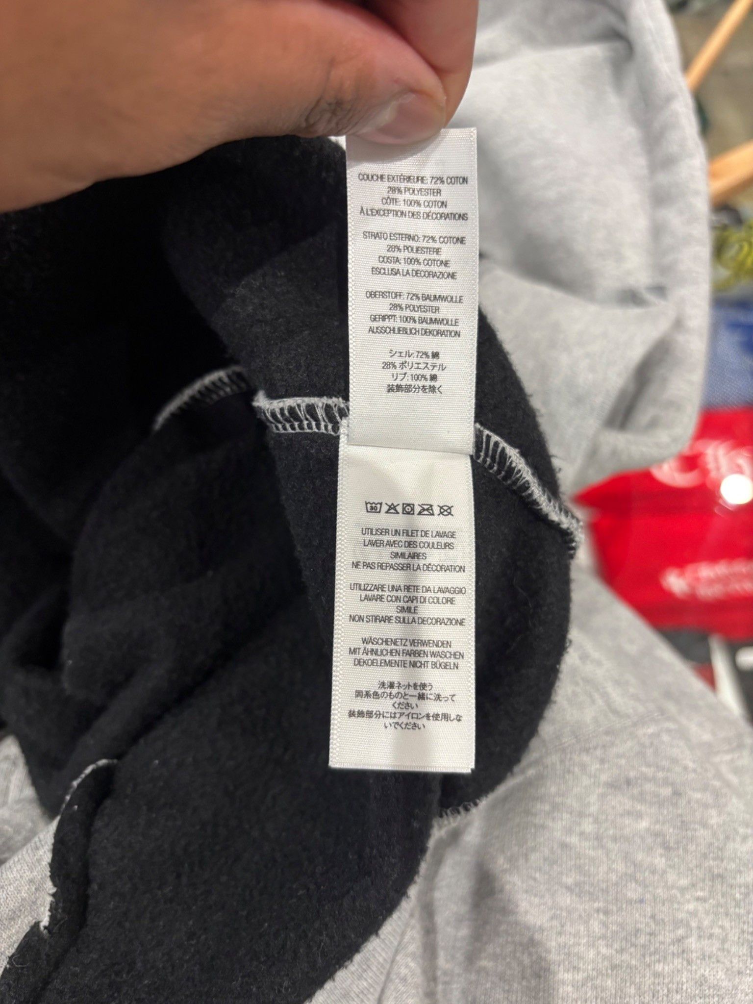 Supreme Supreme Cut Out Zip Up Hooded Sweatshirt Heather Grey Size US XXL / EU 58 / 5 - 8 Thumbnail