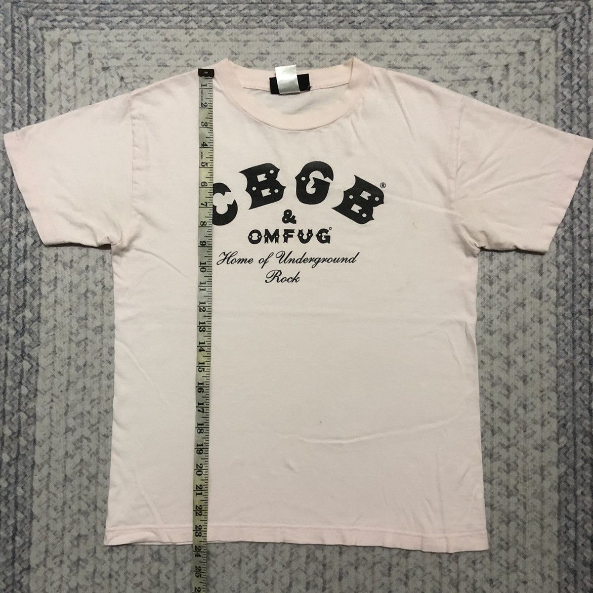Band Tees × Vintage Rare Distressed Vintage CBGB & OMFUG Punk Tees Size US XXS / EU 40 - 18 Thumbnail