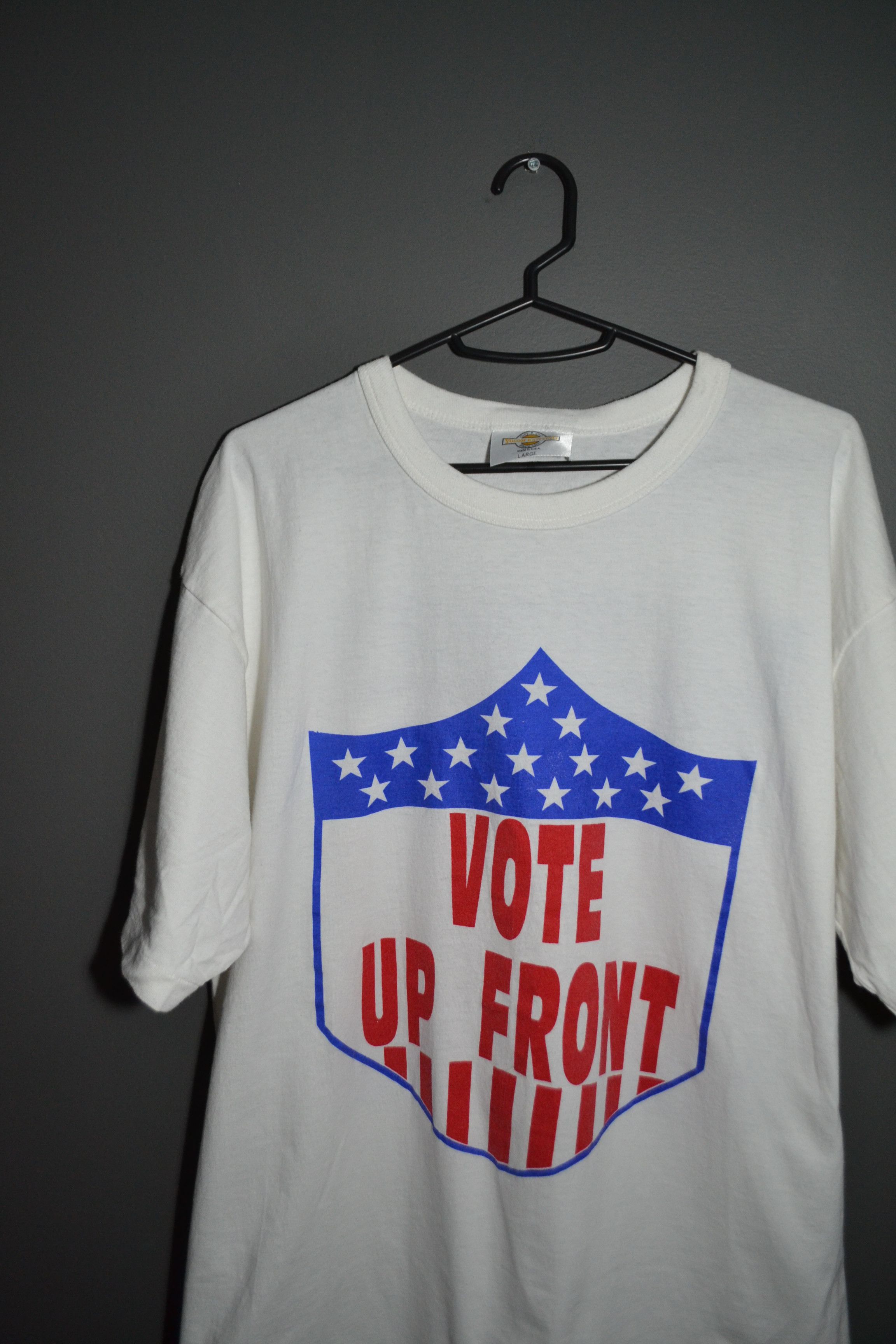 Band Tees × Vintage Vintage USA Election Back Hillary's Husband L Union Size US L / EU 52-54 / 3 - 6 Thumbnail