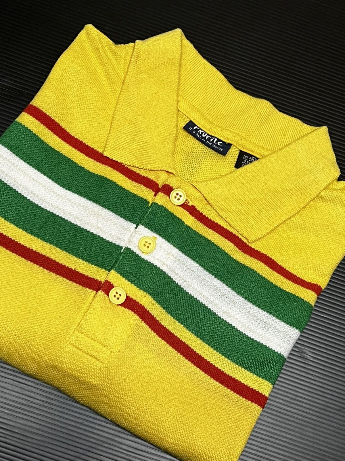 Other 🔥HOT DROPS🔥POLO LACOSTE BORDER TEE Size US L / EU 52-54 / 3 - 5 Thumbnail
