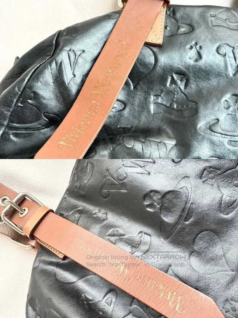 Vivienne Westwood Vivienne Westwood Black Leather Saturn Heart Bag. Size ONE SIZE - 5 Thumbnail