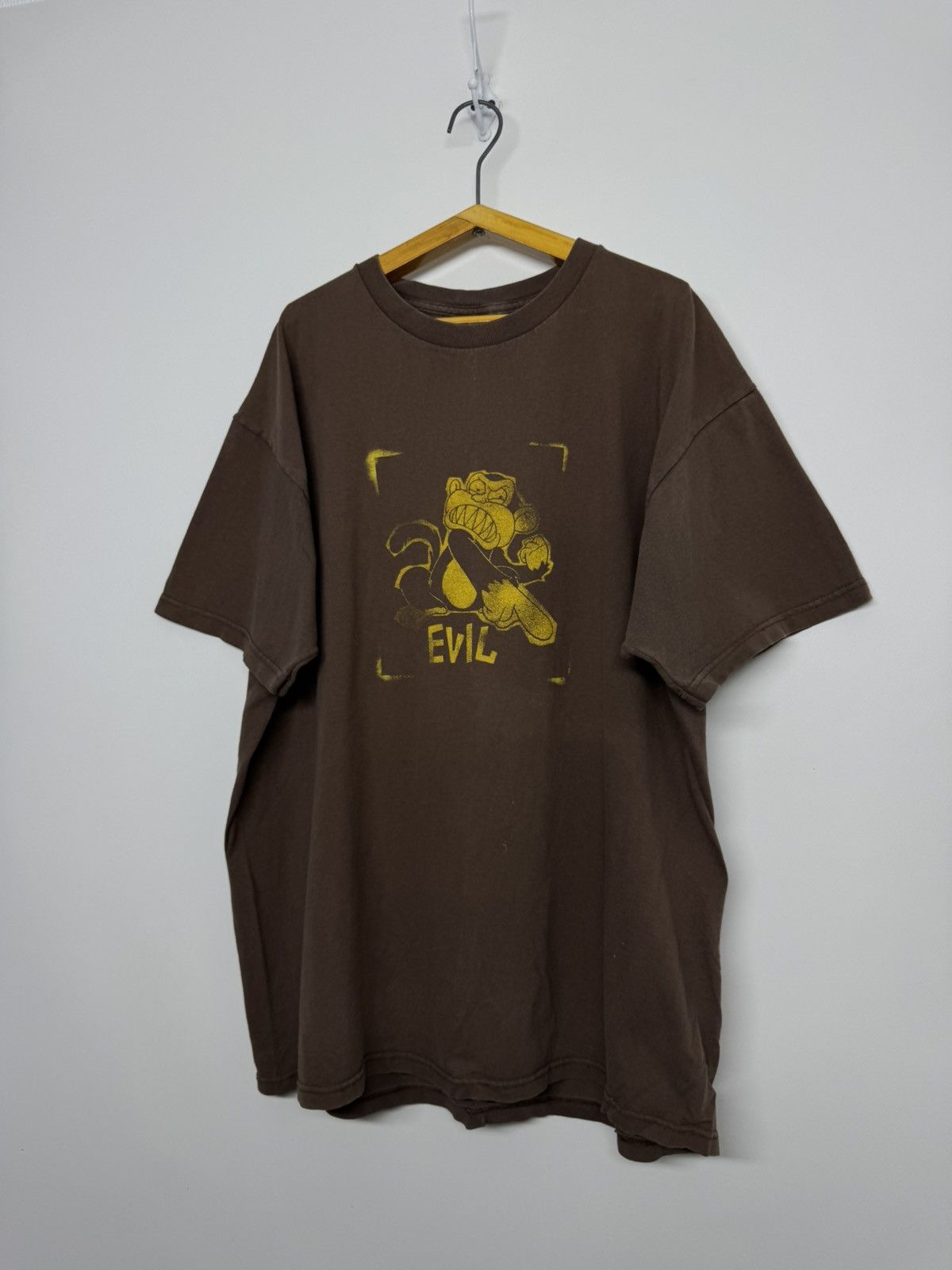 Fruit Of The Loom VINTAGE Y2k Family Guy Cartoon Evil Monkey T-Shirt 90s Size US XL / EU 56 / 4 - 5 Thumbnail