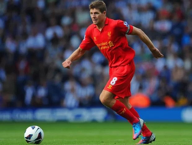 Warrior #8 Gerrard Liverpool FC Warrior 2012/13 Home Football Shirt Size US S / EU 44-46 / 1 - 2 Thumbnail