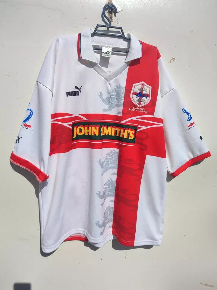 Vintage World Rugby Shirts | 1995 England Vintage Old 1995 England Size US L / EU 52-54 / 3 - 13 Thumbnail