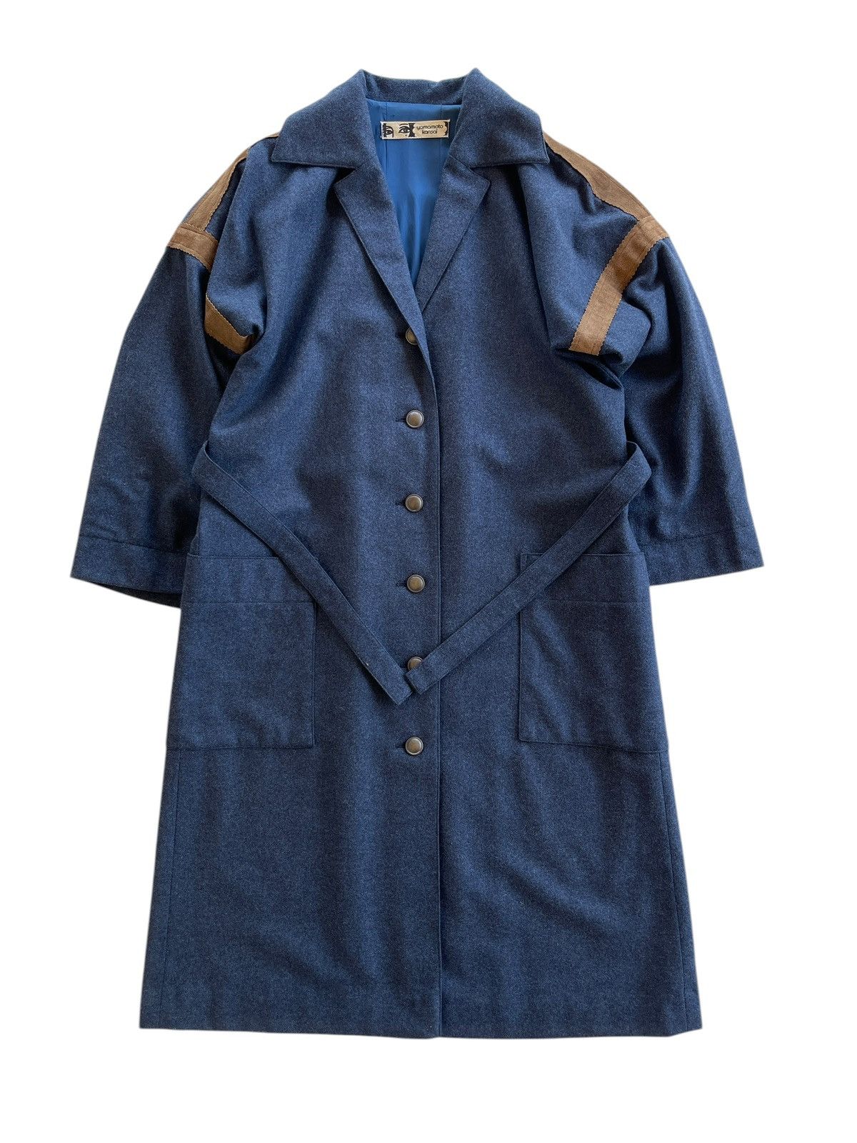 Kansai Yamamoto Kansai Yamamoto Belted Trench Coat Size M / US 6-8 / IT 42-44 - 3 Thumbnail