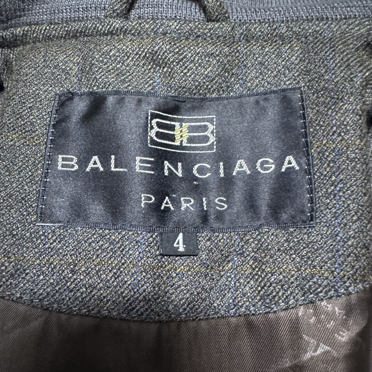 Balenciaga Vintage Balenciaga Paris Bomber Jacket Size US XL / EU 56 / 4 - 16 Thumbnail