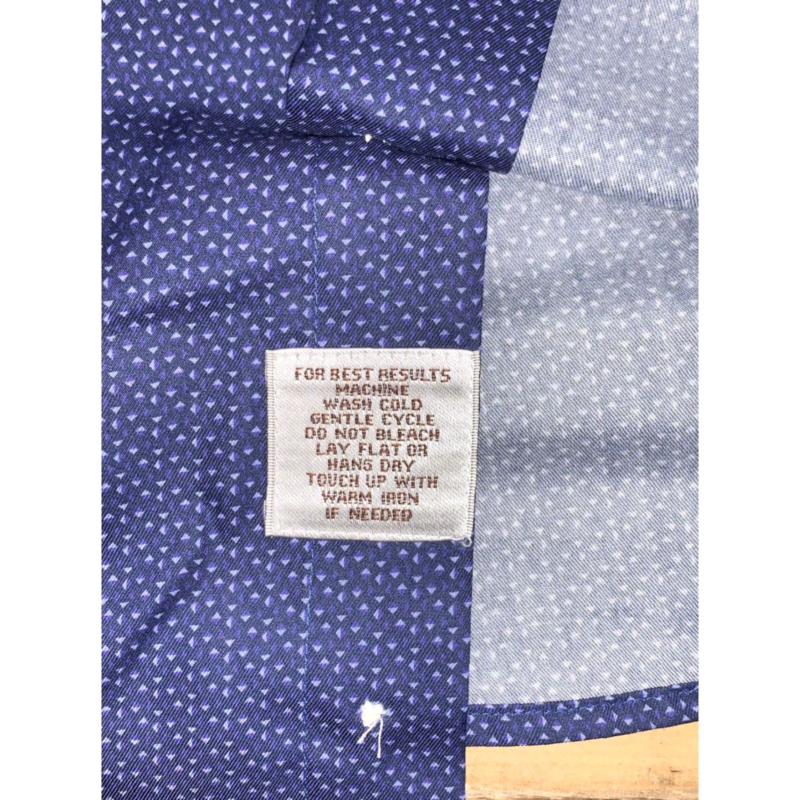 Peter Millar Peter Millar Button-Up Shirt Mens M Blue Casual Long Sleeve Button-Up, Regular Fit, Cotton, All Seasons, Breathable, Easy Care, Classic Theme Size US M / EU 48-50 / 2 - 4 Thumbnail
