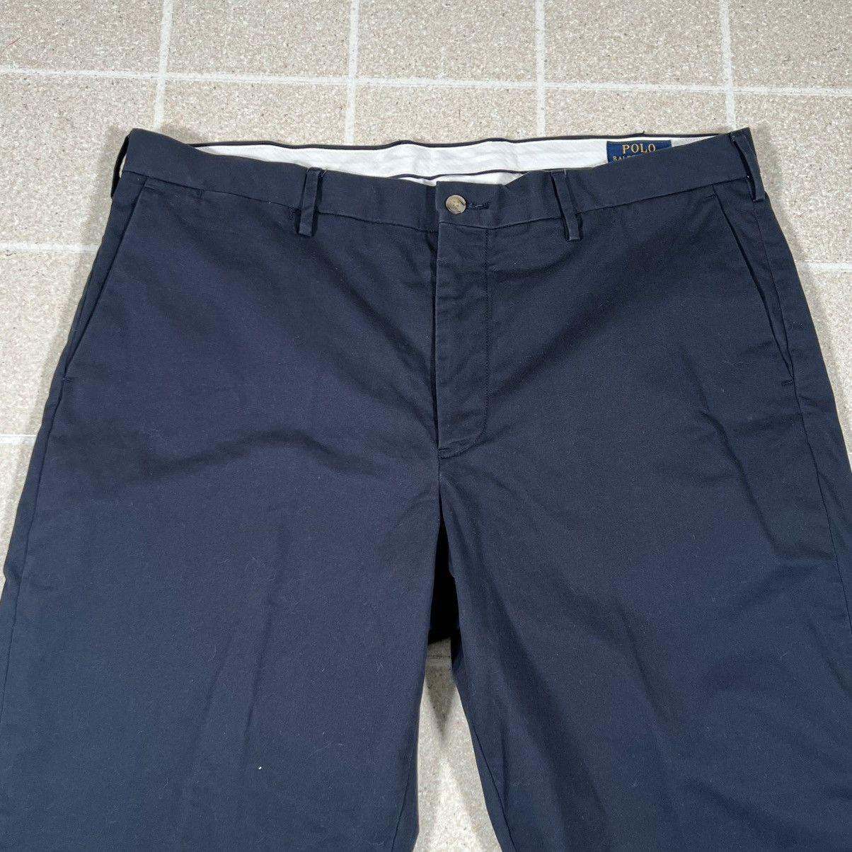 Polo Ralph Lauren Polo Ralph Lauren Stretch Slim Fit Chino Pants Navy Blue Size US 38 / EU 54 - 2 Thumbnail