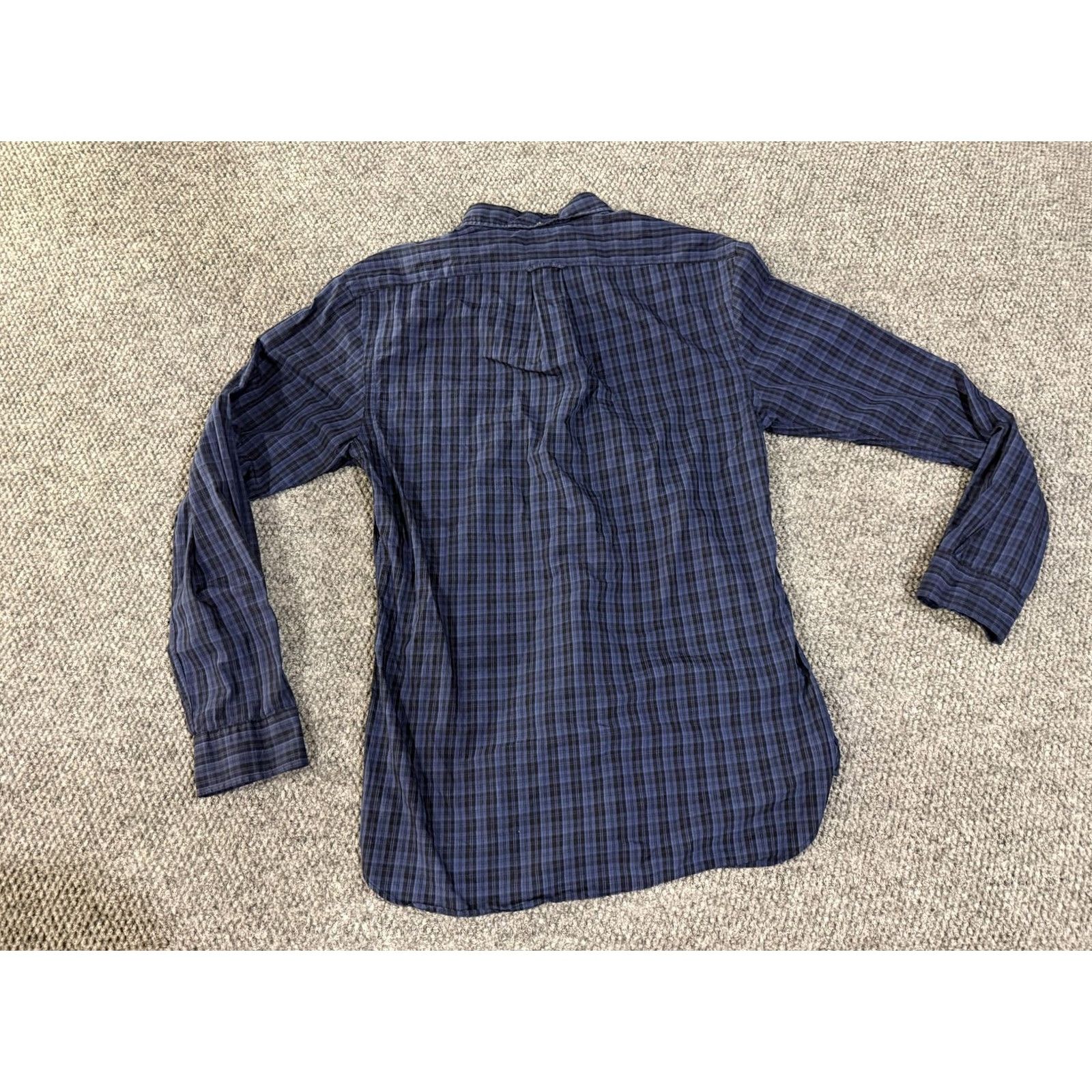Ralph Lauren Ralph Lauren Shirt Mens Medium Blue Plaid Long Sleeve Button-Down Slim Fit Size US M / EU 48-50 / 2 - 5 Thumbnail
