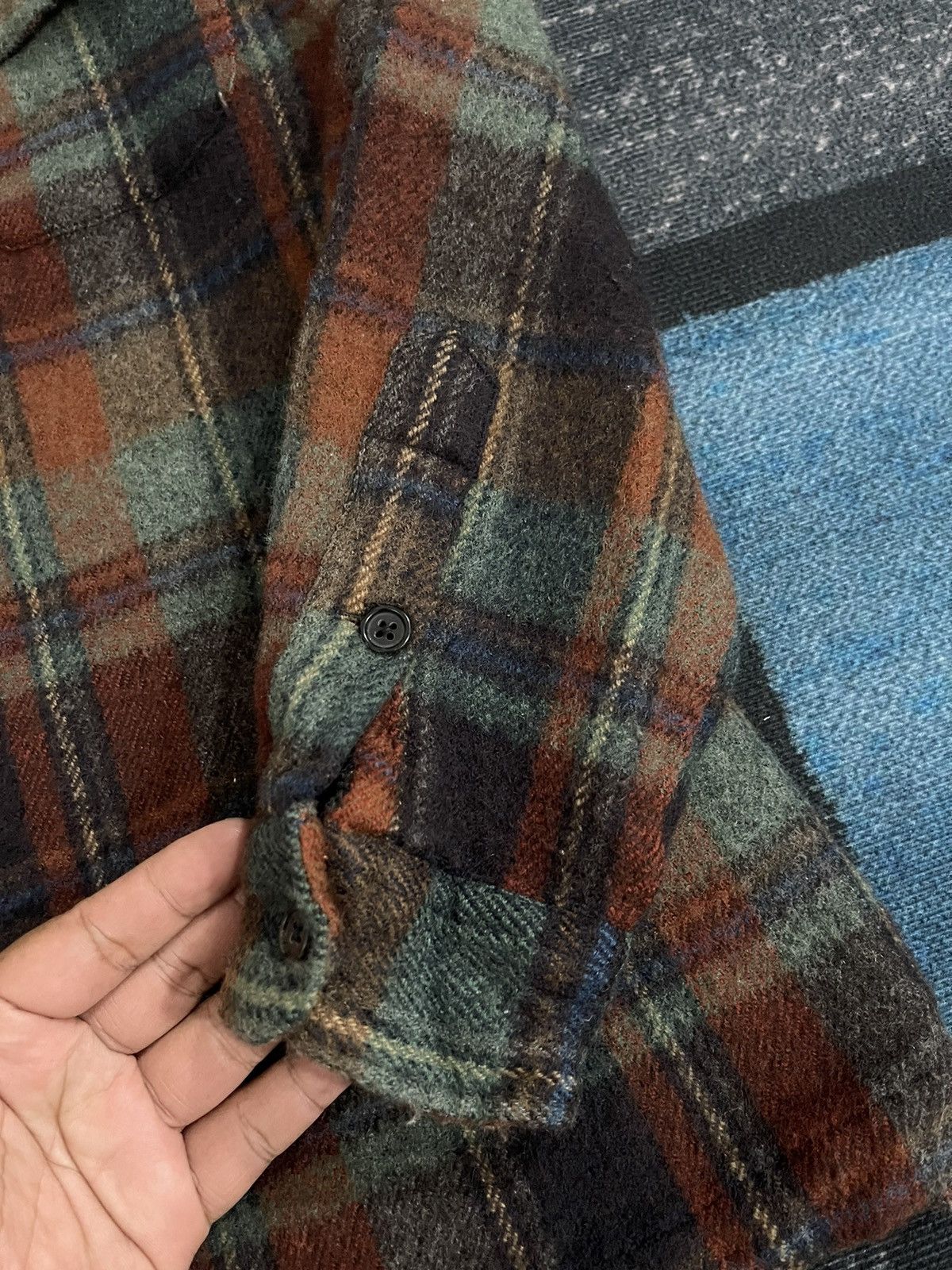 Polo Ralph Lauren Vintage Polo Ralph Lauren Whitman Wool Plaid Shirt Size US M / EU 48-50 / 2 - 8 Thumbnail