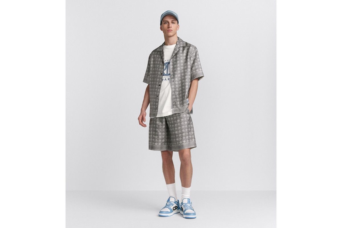 Dior o1bcso1str0226 Short-Sleeved Shirt in Grey Size US S / EU 44-46 / 1 - 7 Thumbnail