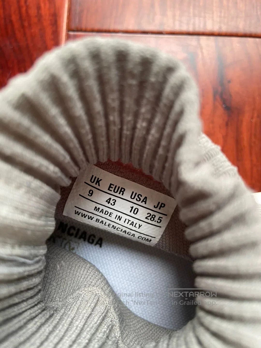 Balenciaga balenciaga speed 3.0 sock shoes in gray. Size US 10 / EU 43 - 5 Thumbnail