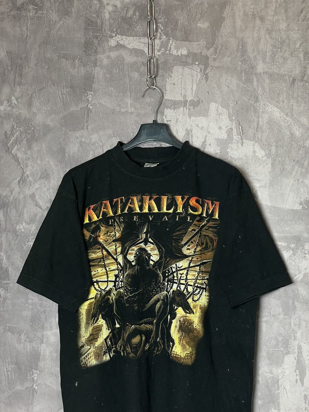 Band Tees × Vintage Vintage 00s Prevail Band T-Shirt Kataklysm Death Metal Size US M / EU 48-50 / 2 - 3 Thumbnail