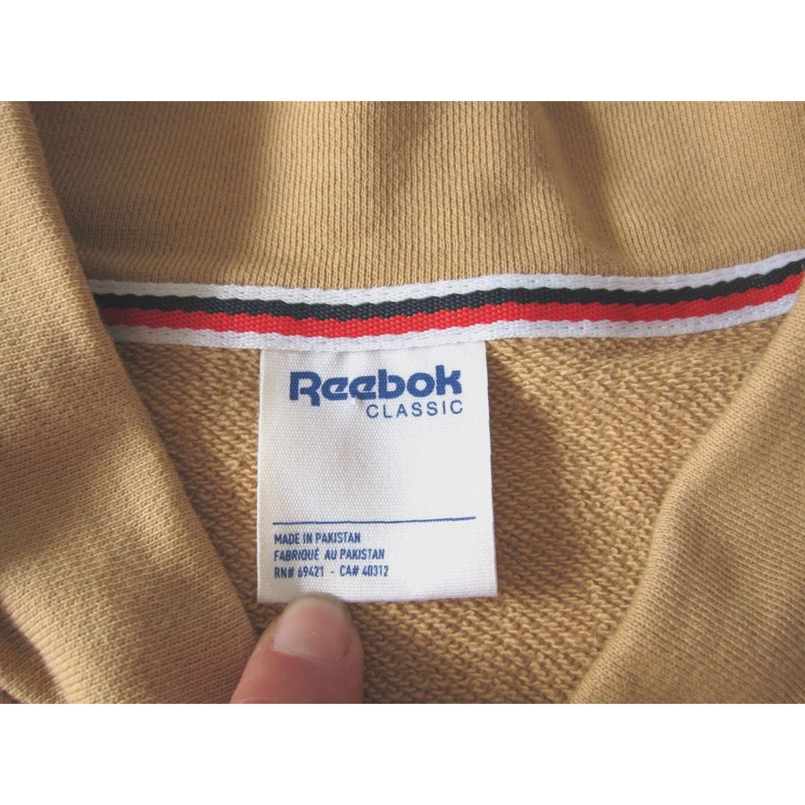 Reebok Vintage Reebok Track Jacket Women Small Full Zip 100% Cotton Brown Pocket Jacket Size S / US 4 / IT 40 - 5 Thumbnail