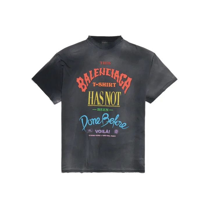 Balenciaga Balenciaga Graphic Print Oversized T-Shirt Size US M / EU 48-50 / 2 - 1 Thumbnail