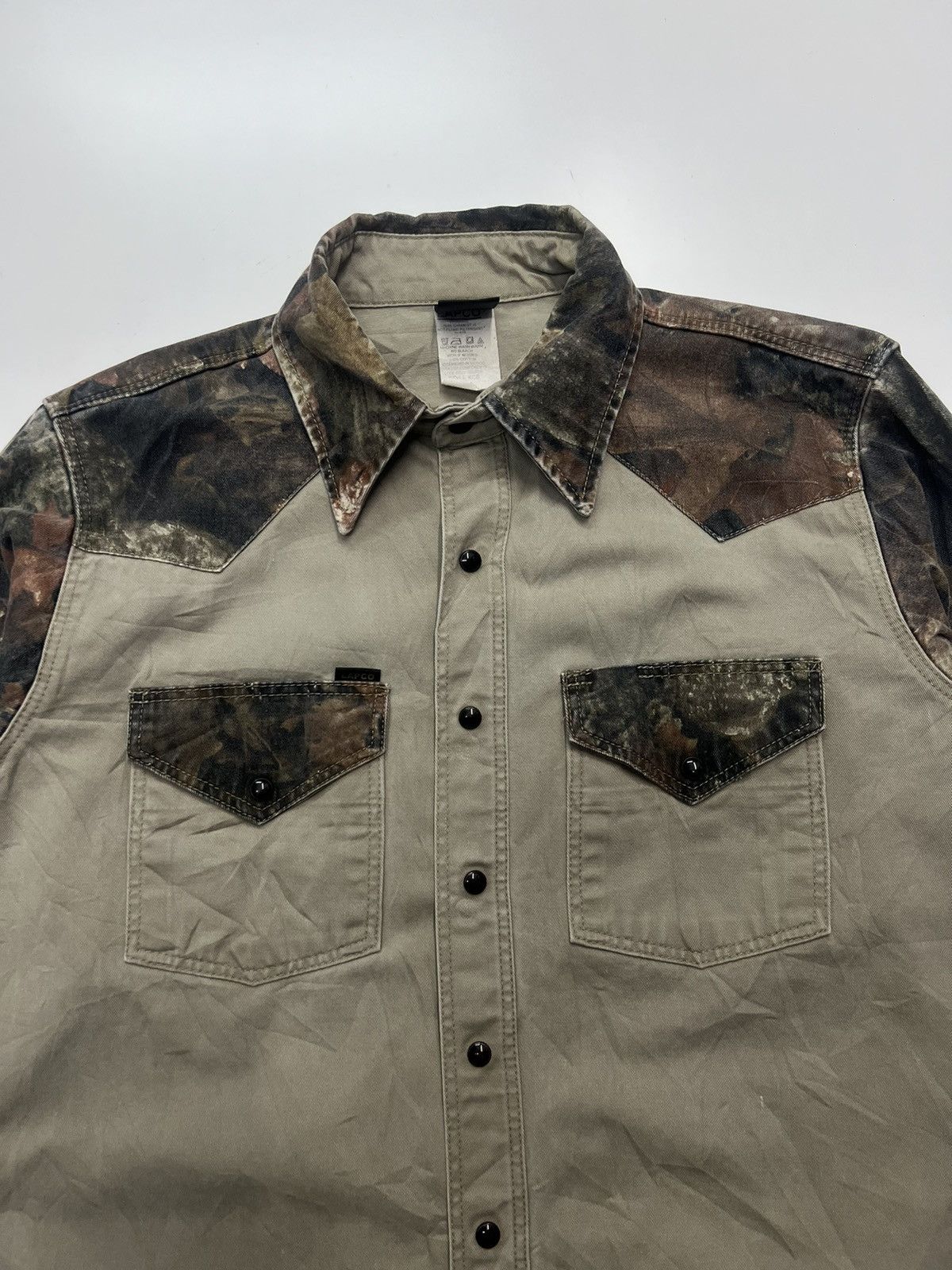 Vintage VINTAGE LAPCO PEARL SNAP BUTTON SHIRT Size US L / EU 52-54 / 3 - 4 Thumbnail